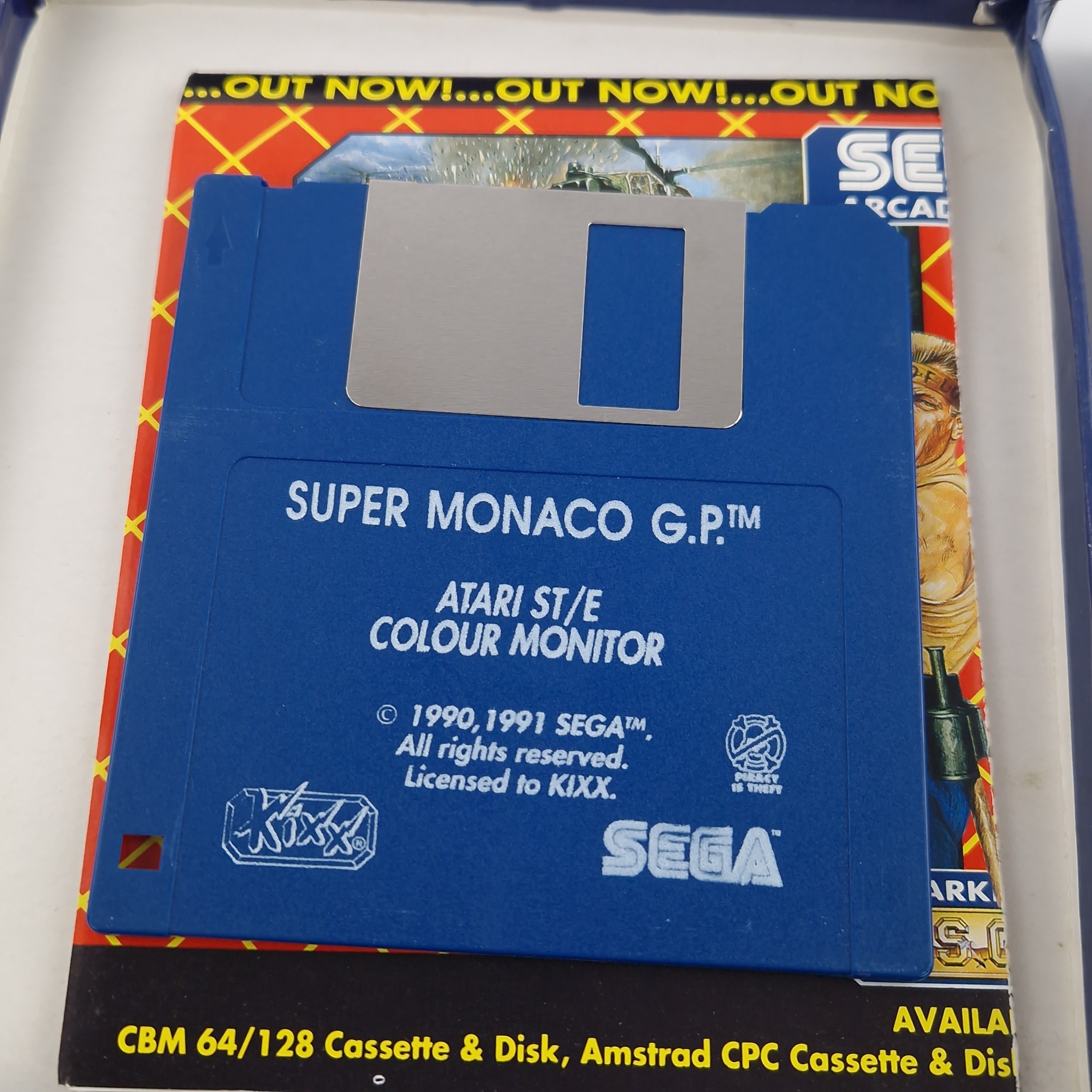 Atari ST Spiel – Super Monaco GP mit OVP und Anleitung