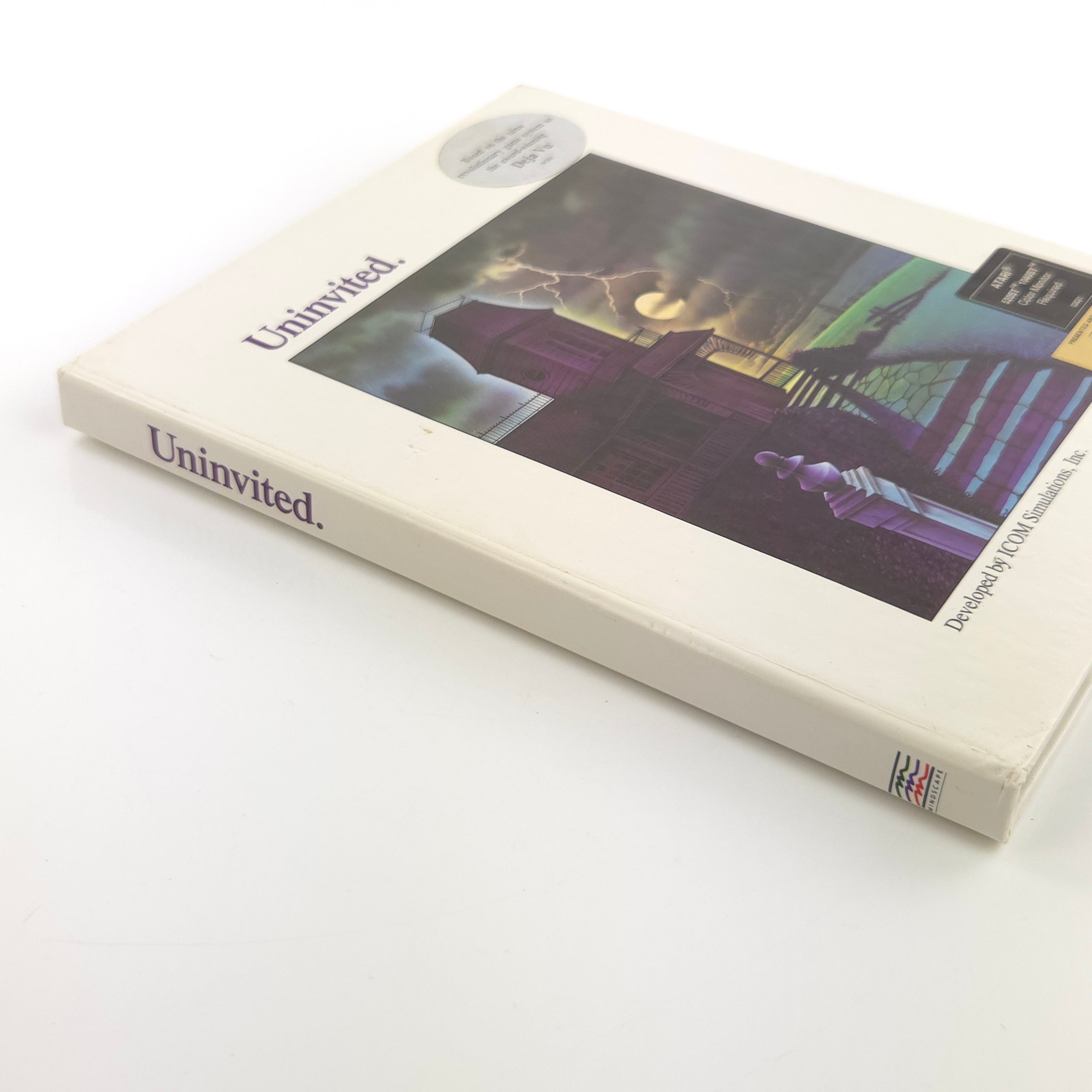 Atari ST Spiel – Uninvited Big Box Mirror Soft OVP