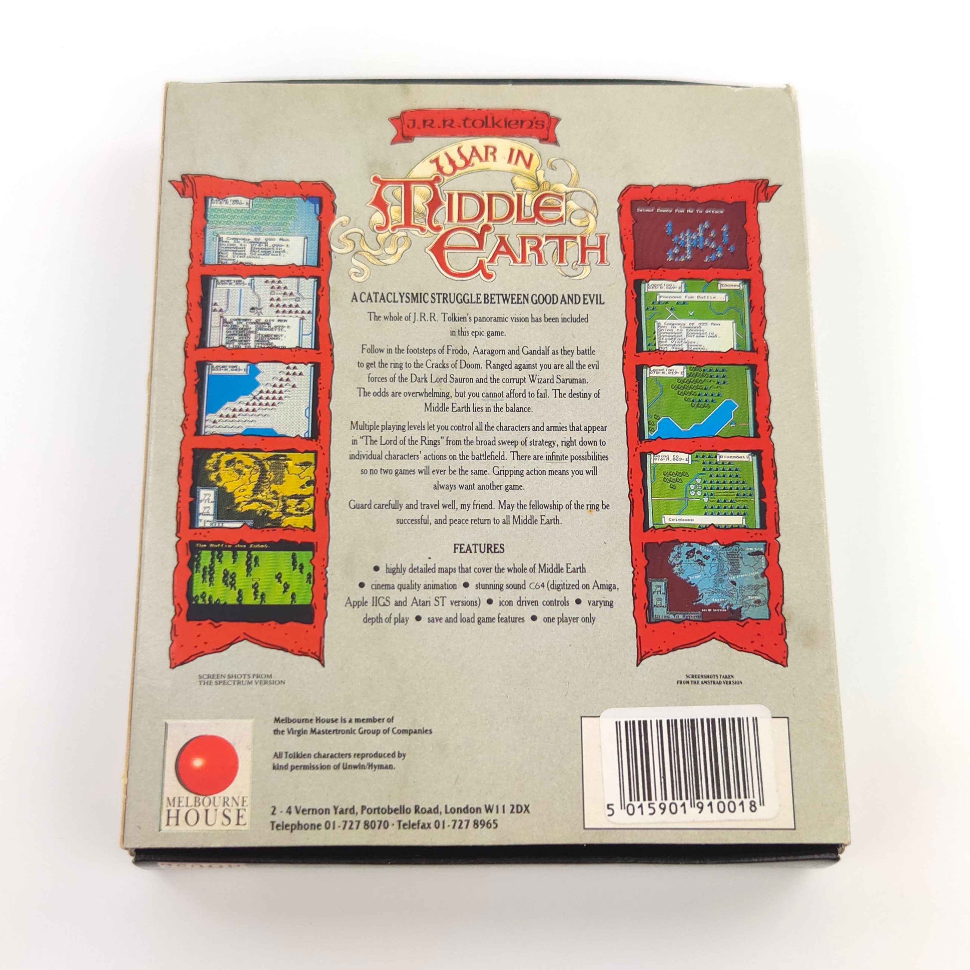 Atari ST Spiel – War in Middle Earth (OVP Anleitung)