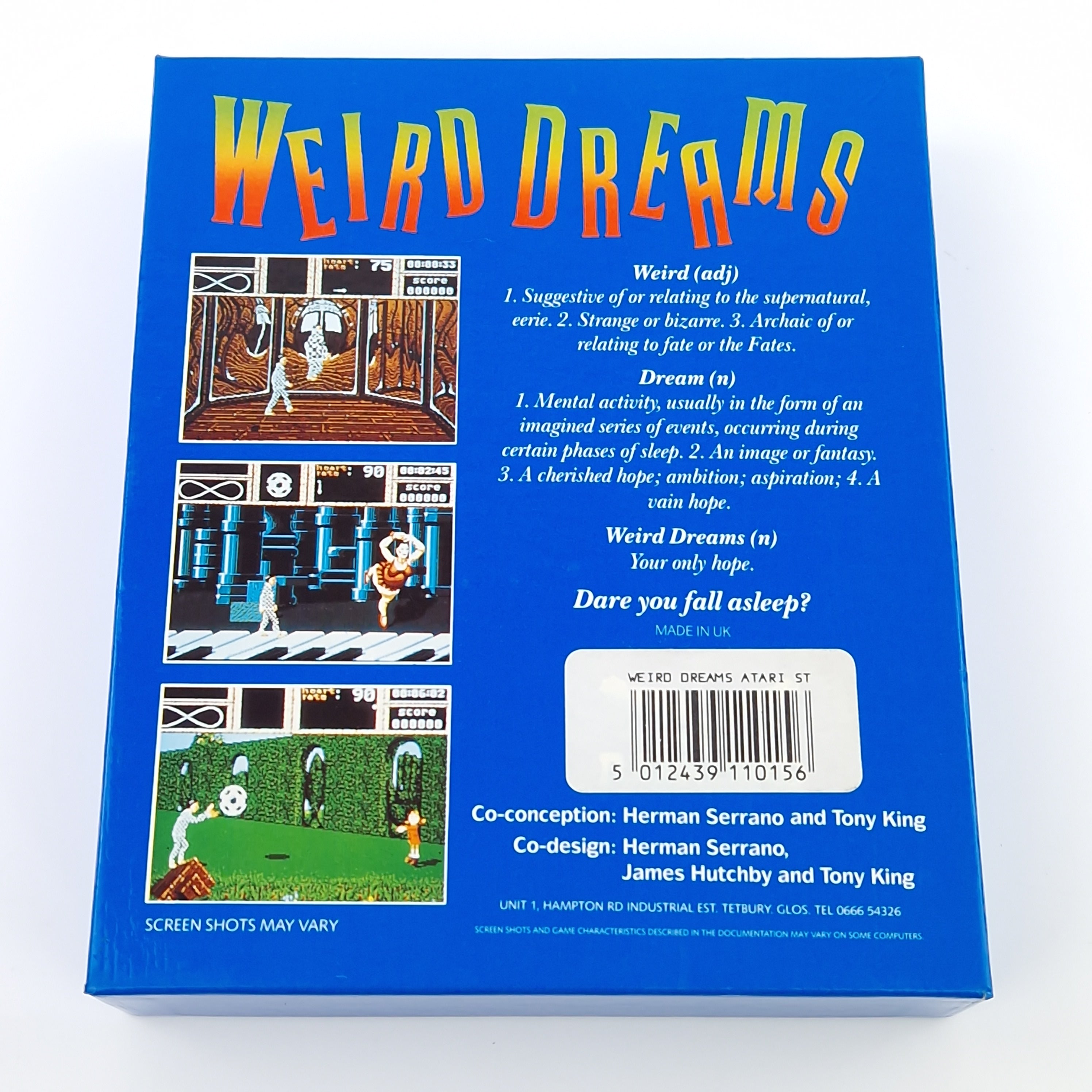 Atari ST Spiel – Weird Dreams Diskette OVP Anleitung