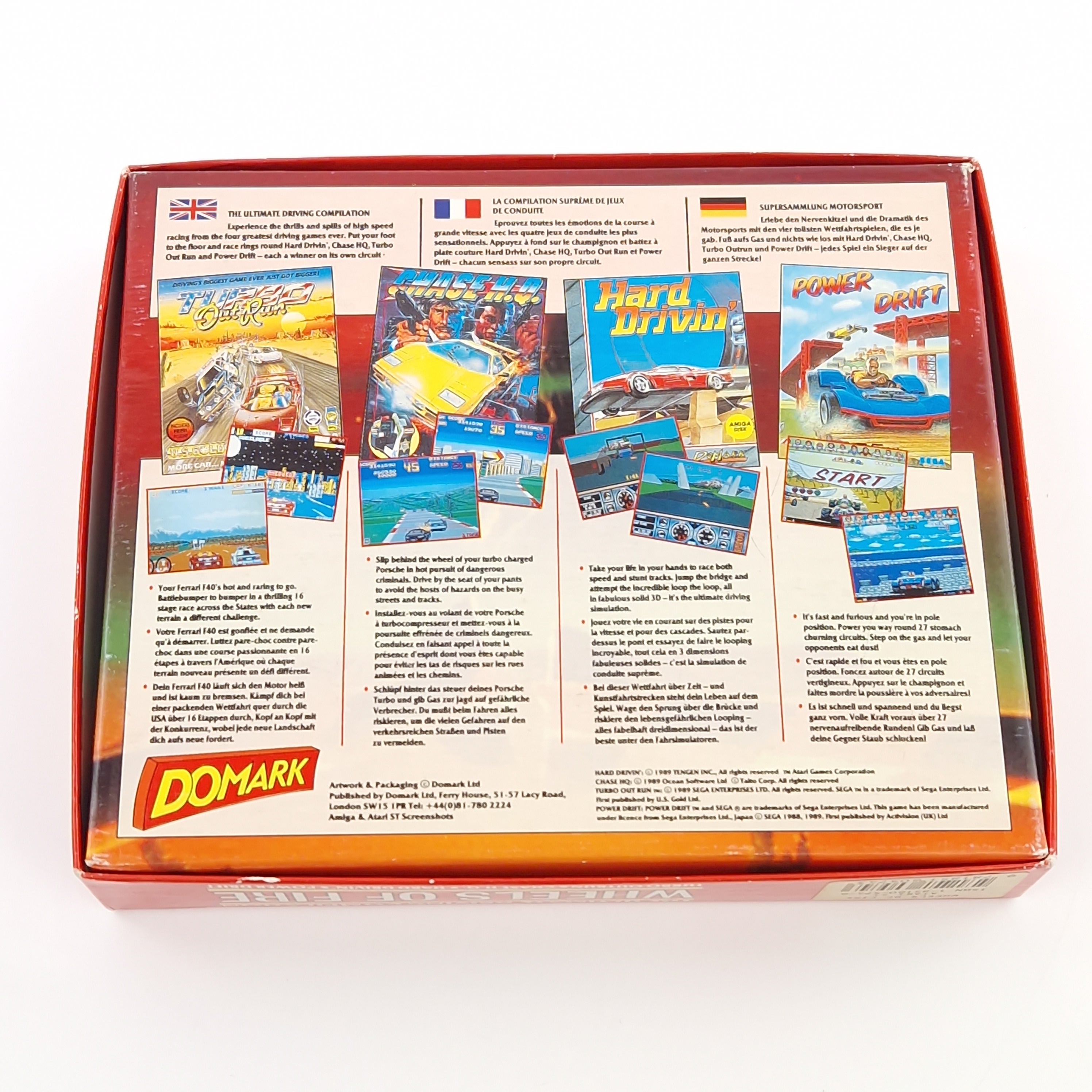 Atari ST Spiel – Wheels of Fire OVP Anleitung 4 Spiele