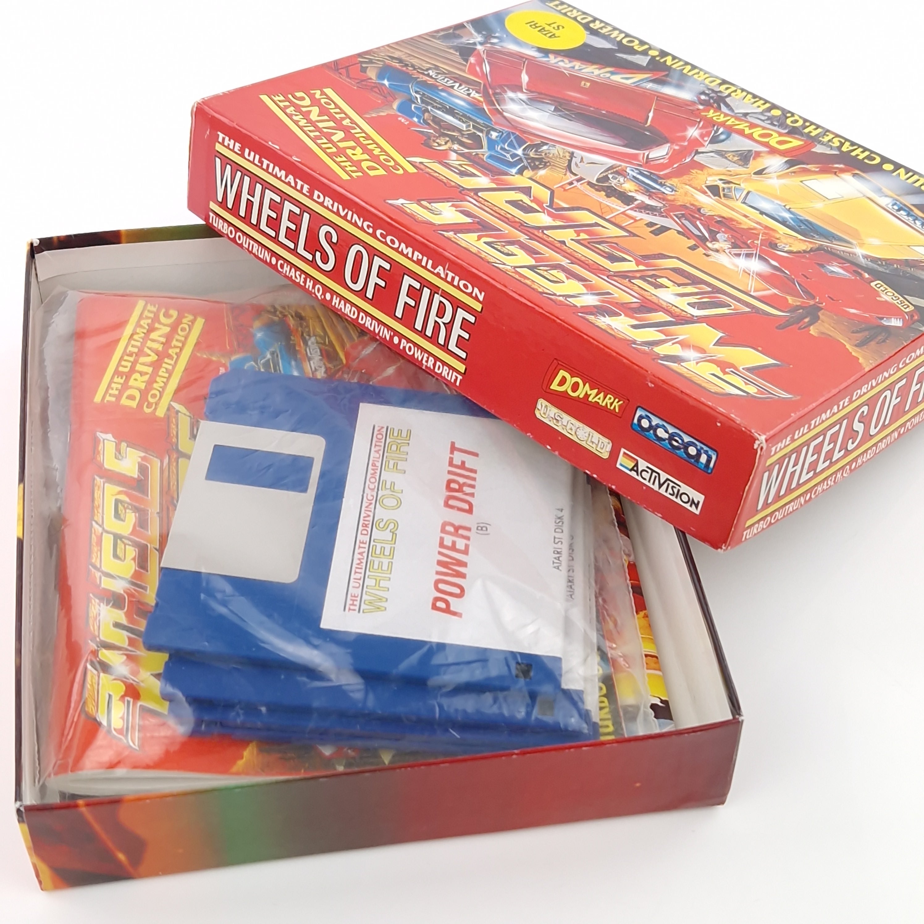 Atari ST Spiel – Wheels of Fire OVP Anleitung 4 Spiele