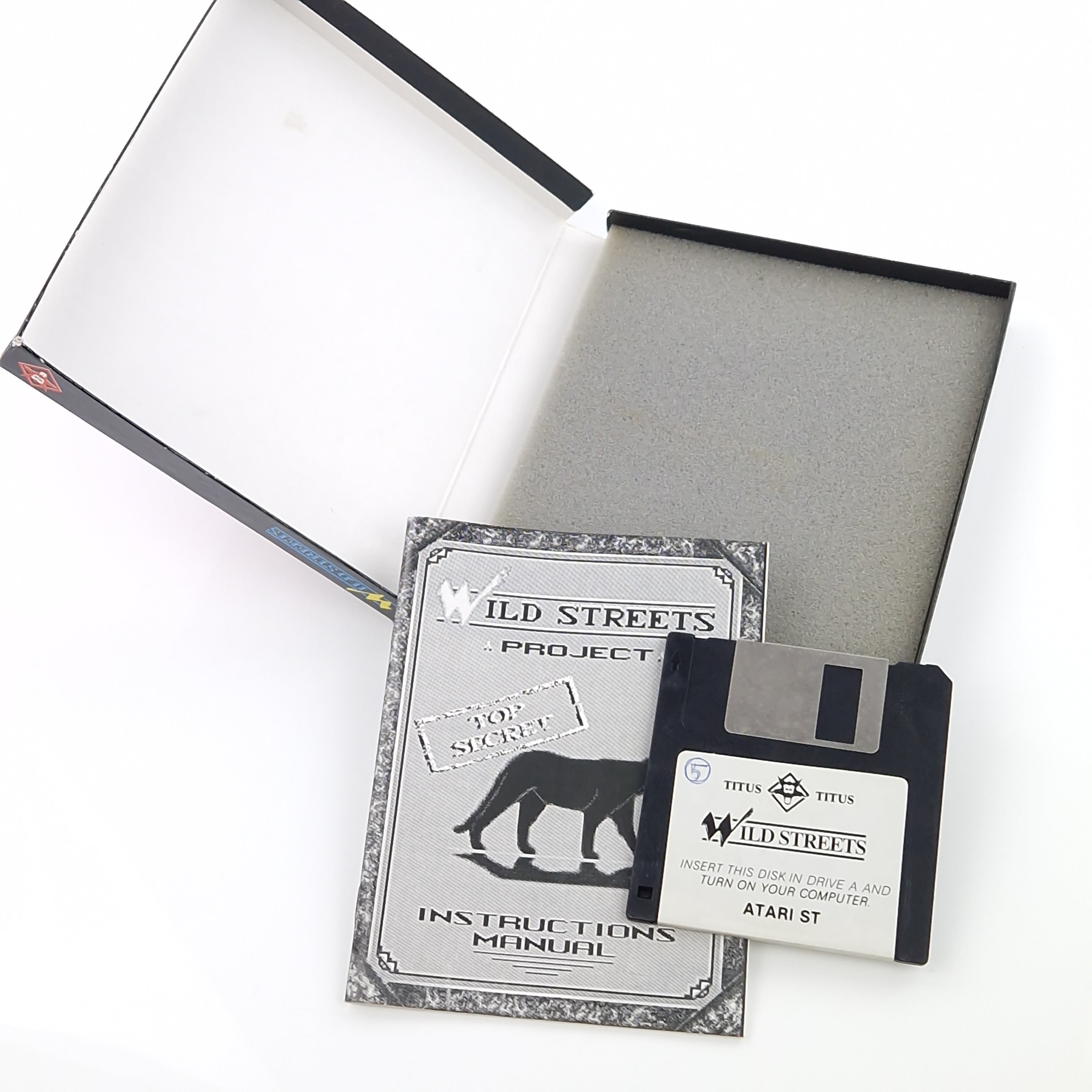 Atari ST Spiel – Wild Streets (Diskette OVP Anleitung)