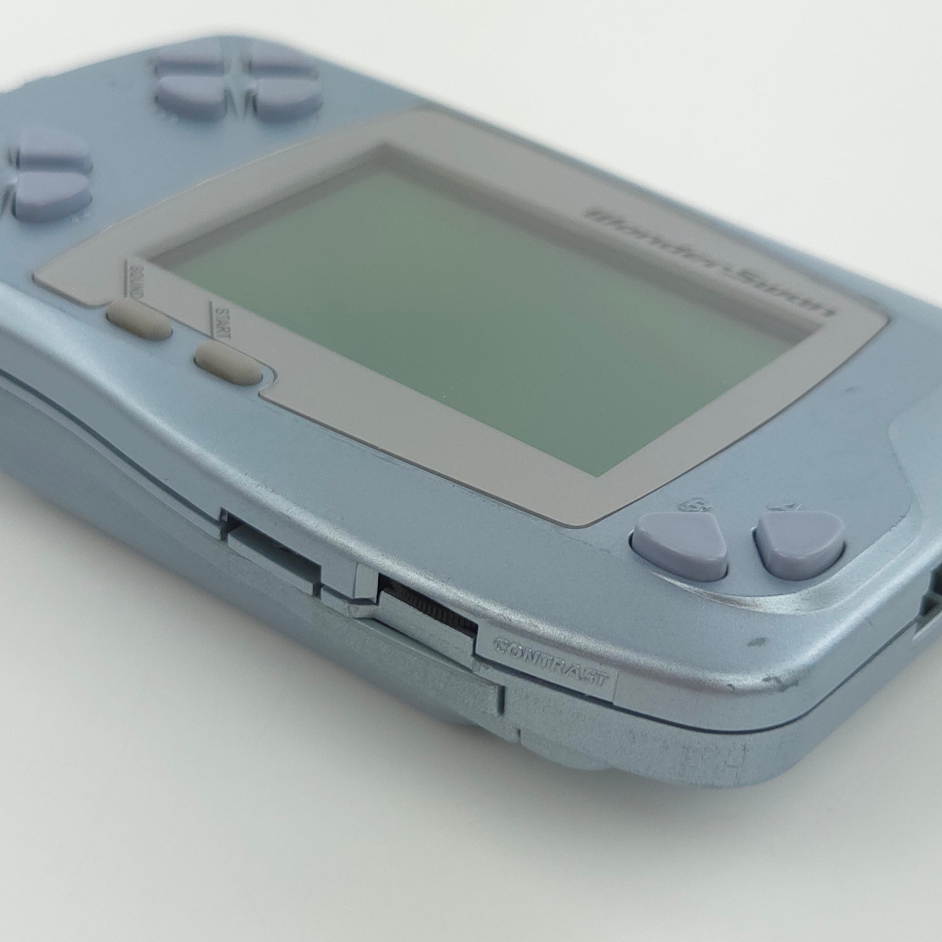 Bandai Wonderswan Konsole Hellblau + Senkaiden II Spiel