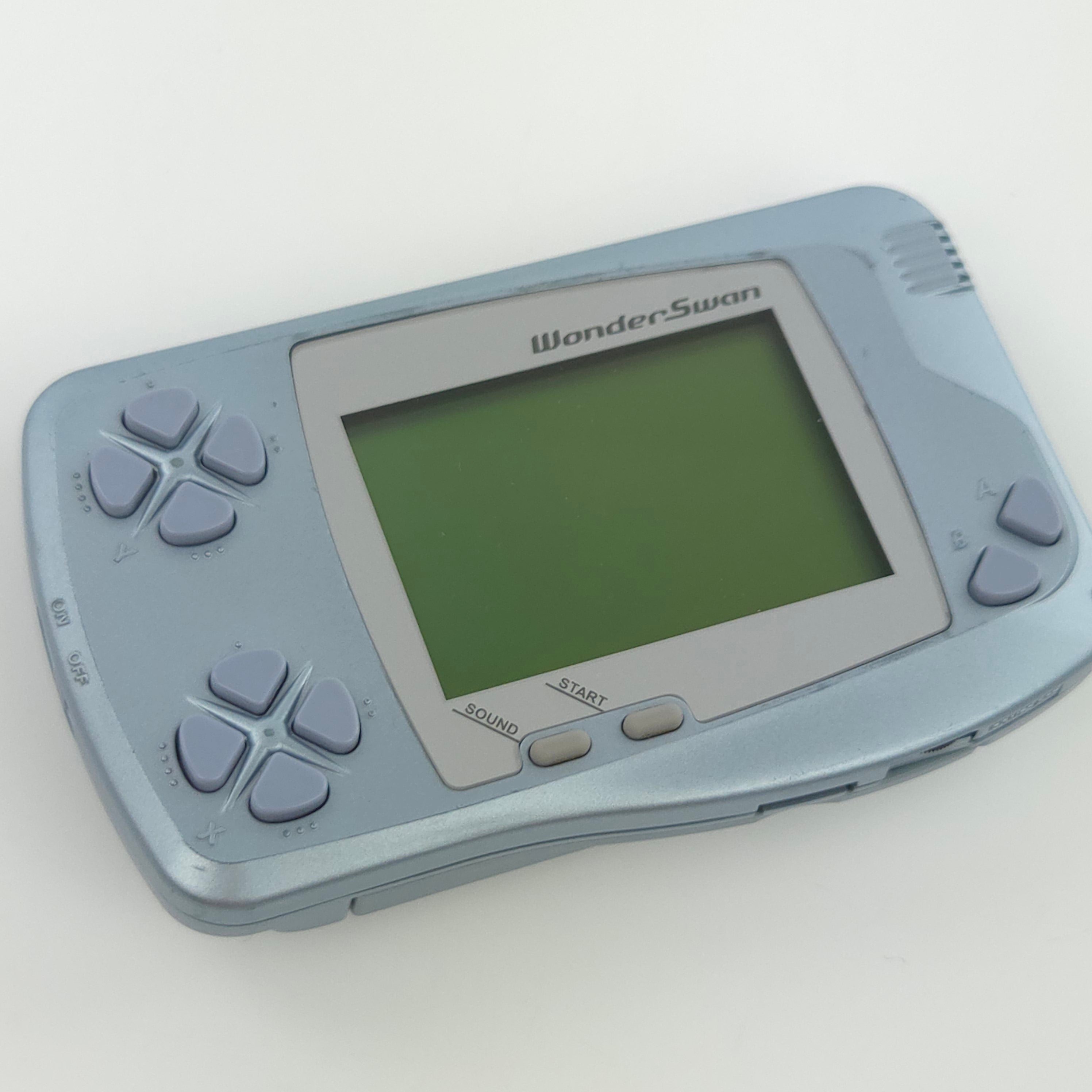 Bandai Wonderswan Konsole Hellblau + Senkaiden II Spiel