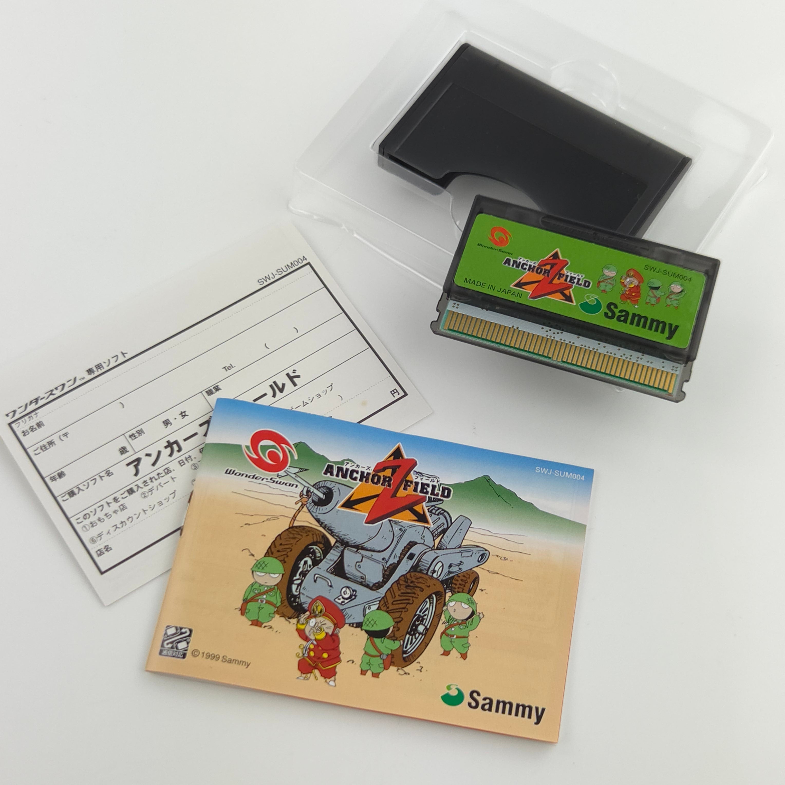 Bandai Wonderswan Spiel – Anchor Z Field (OVP JAPAN)