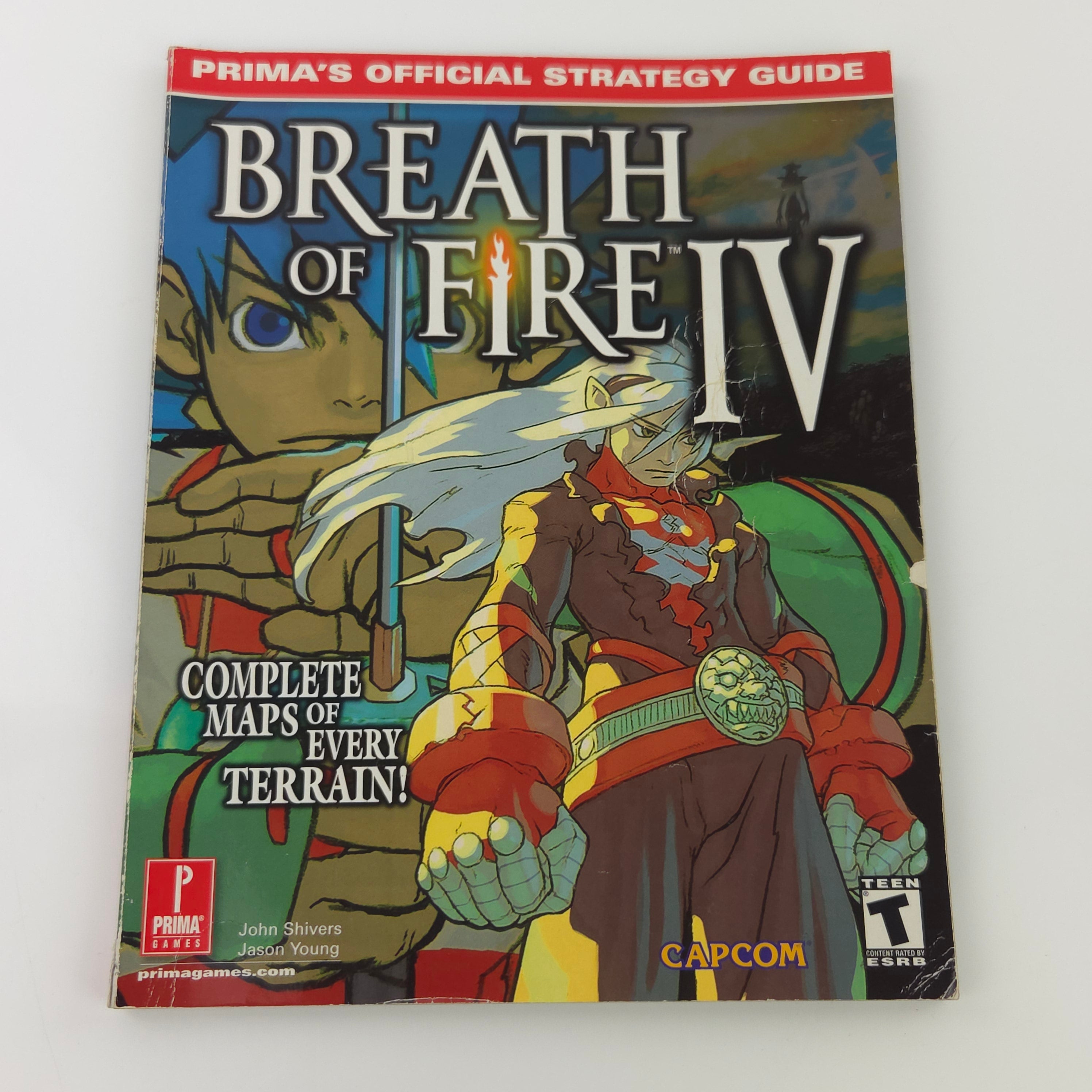 Playstation 1 Spiel – Breath of Fire IV Strategy Guide PS1