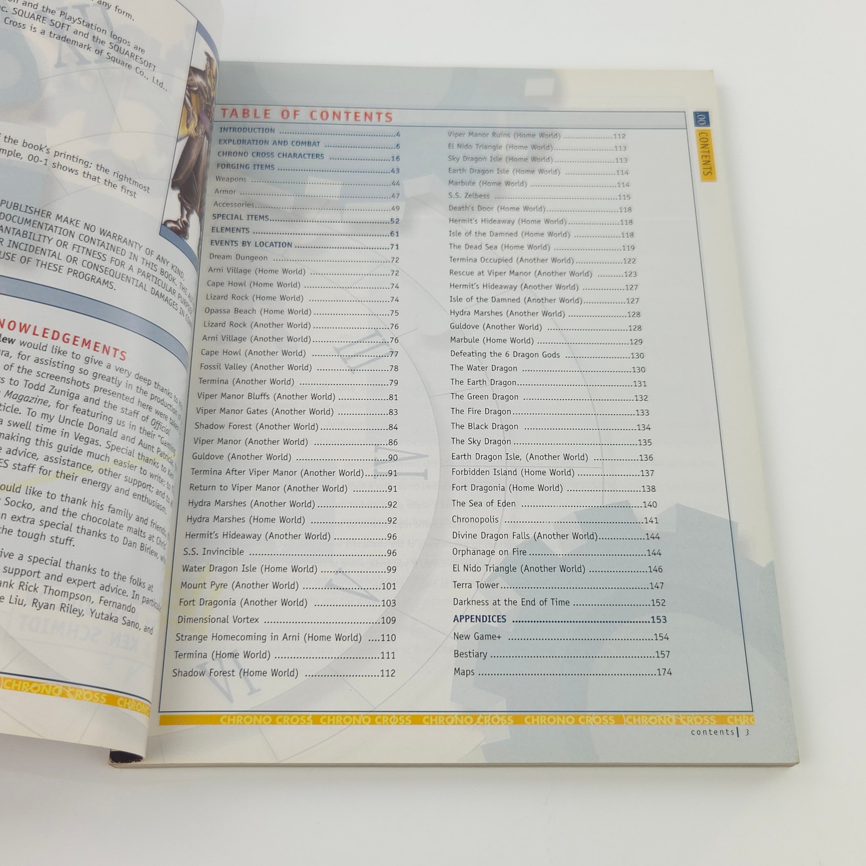 Playstation 1 Chrono Chross Bradygames Strategy Guide Buch