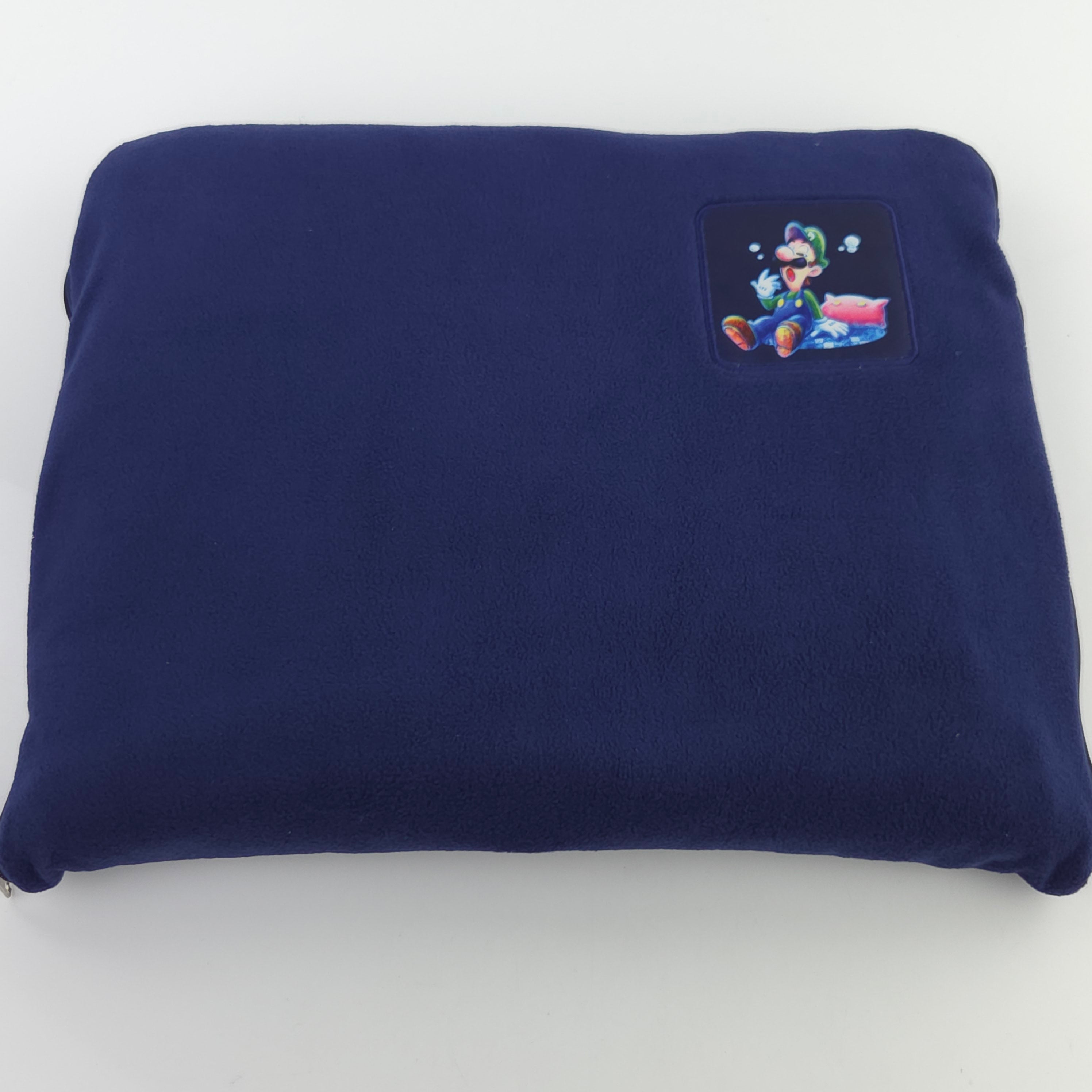 Club Nintendo Luigi Fleecedecke und Schlafmaske - NEU UNUSED Not for sale