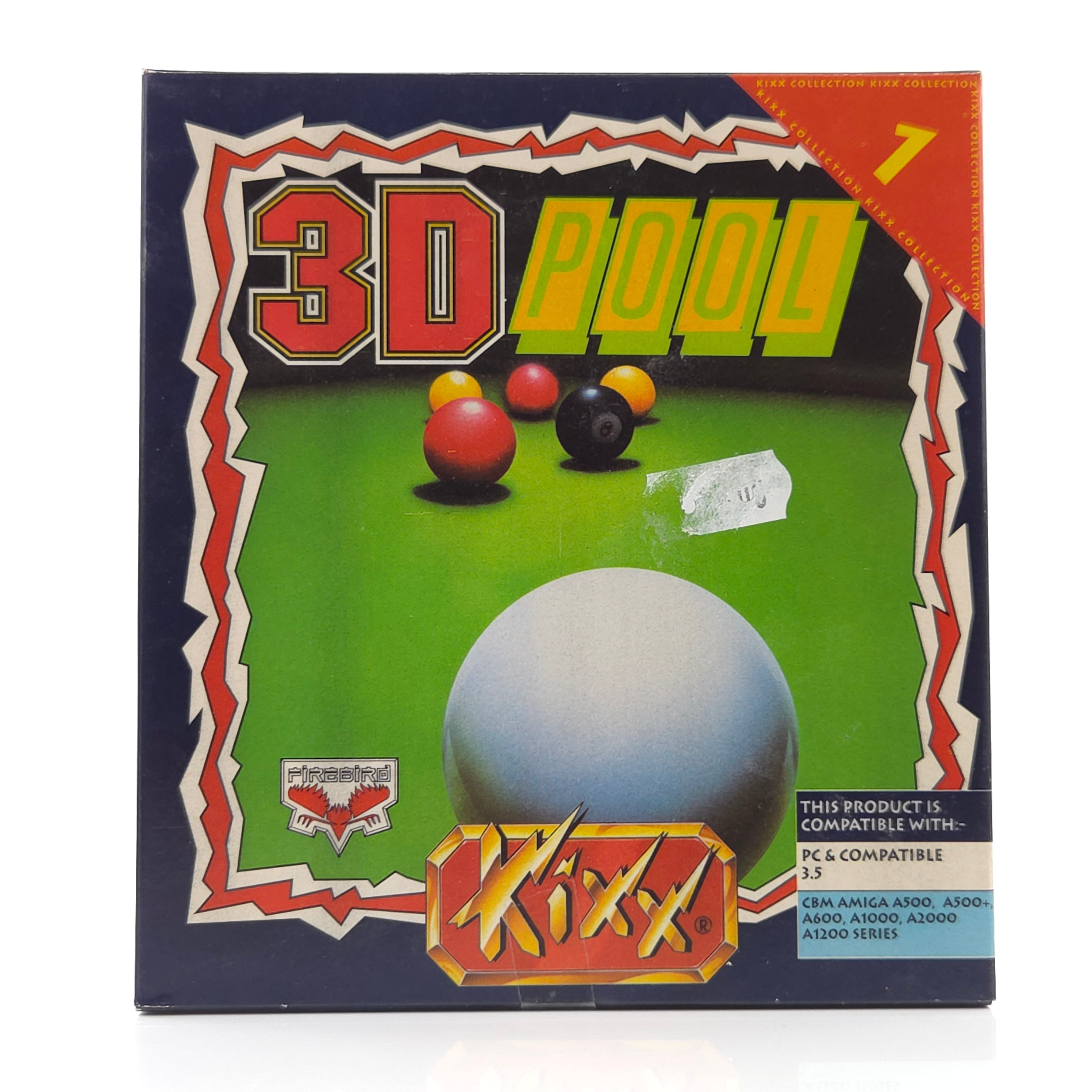Commodore Amiga Spiel – 3D Pool (OVP PAL)