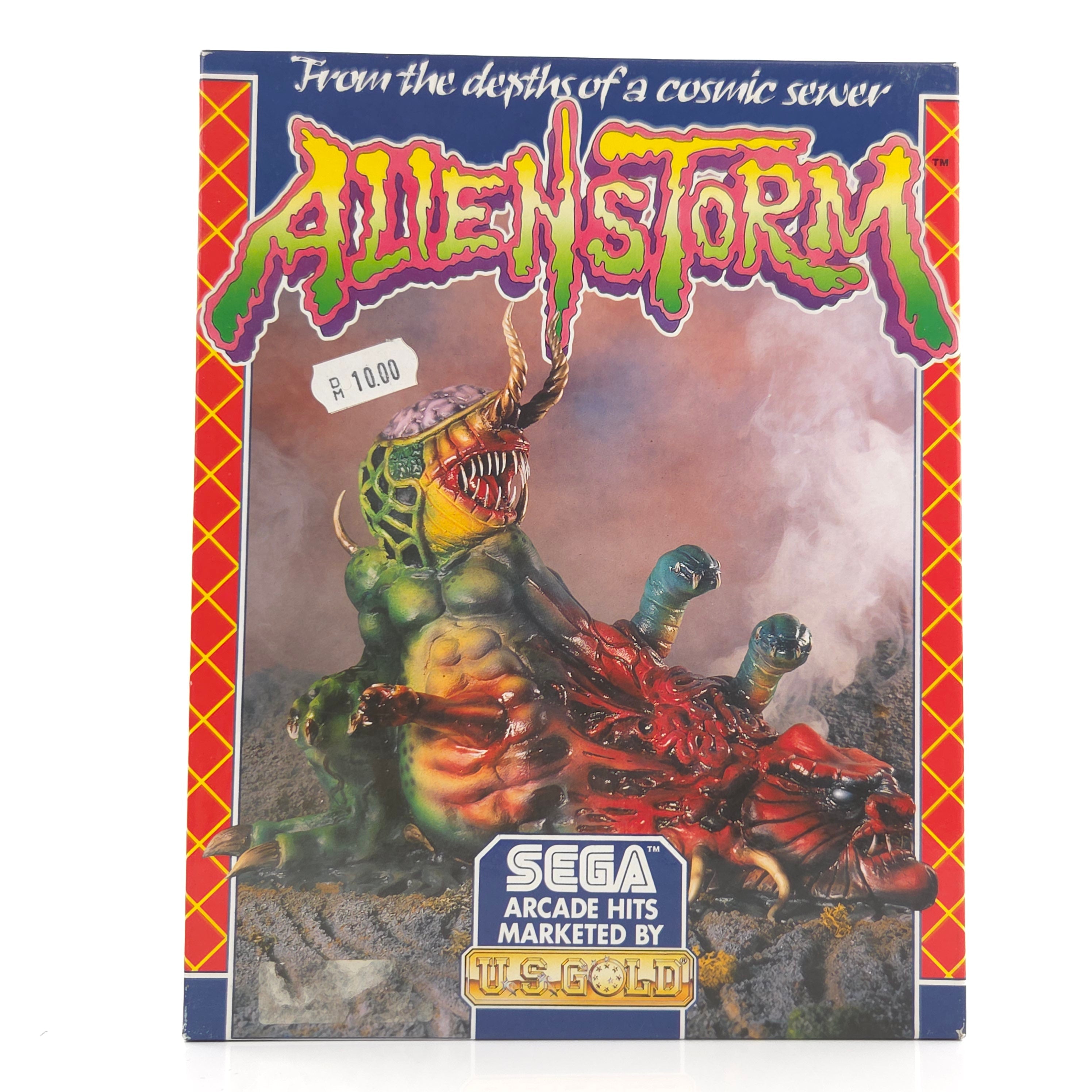 Amiga Spiel Alien Storm Big Box OVP PAL CBM Disk 1990