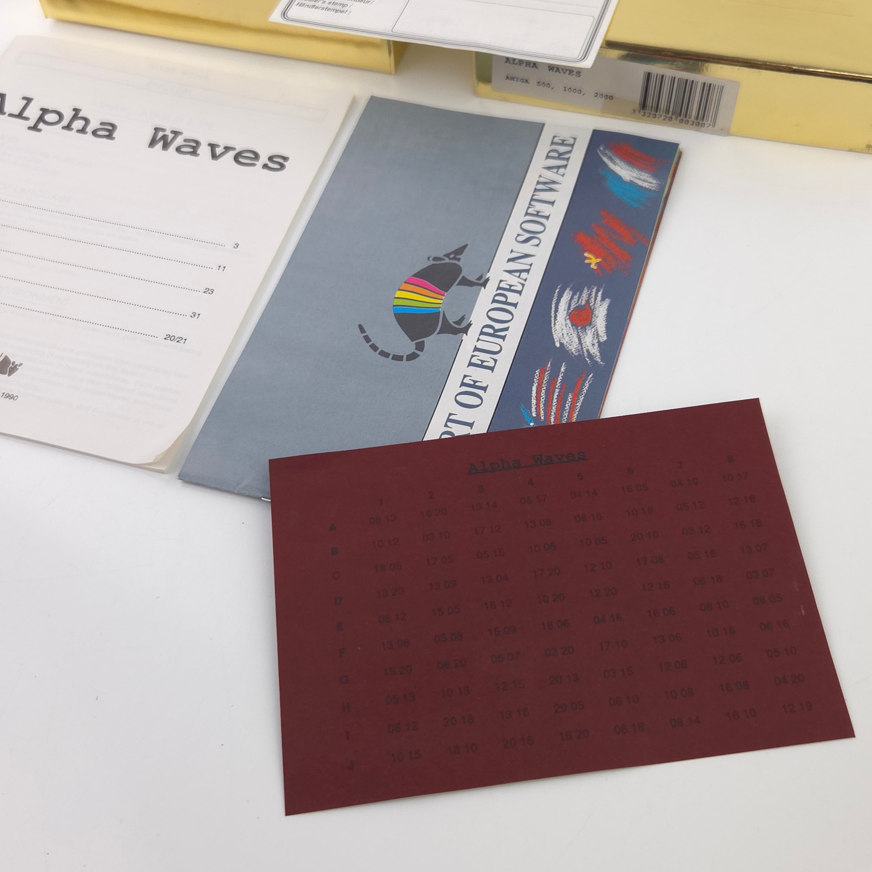 Commodore Amiga Spiel – Alpha Waves (OVP PAL)
