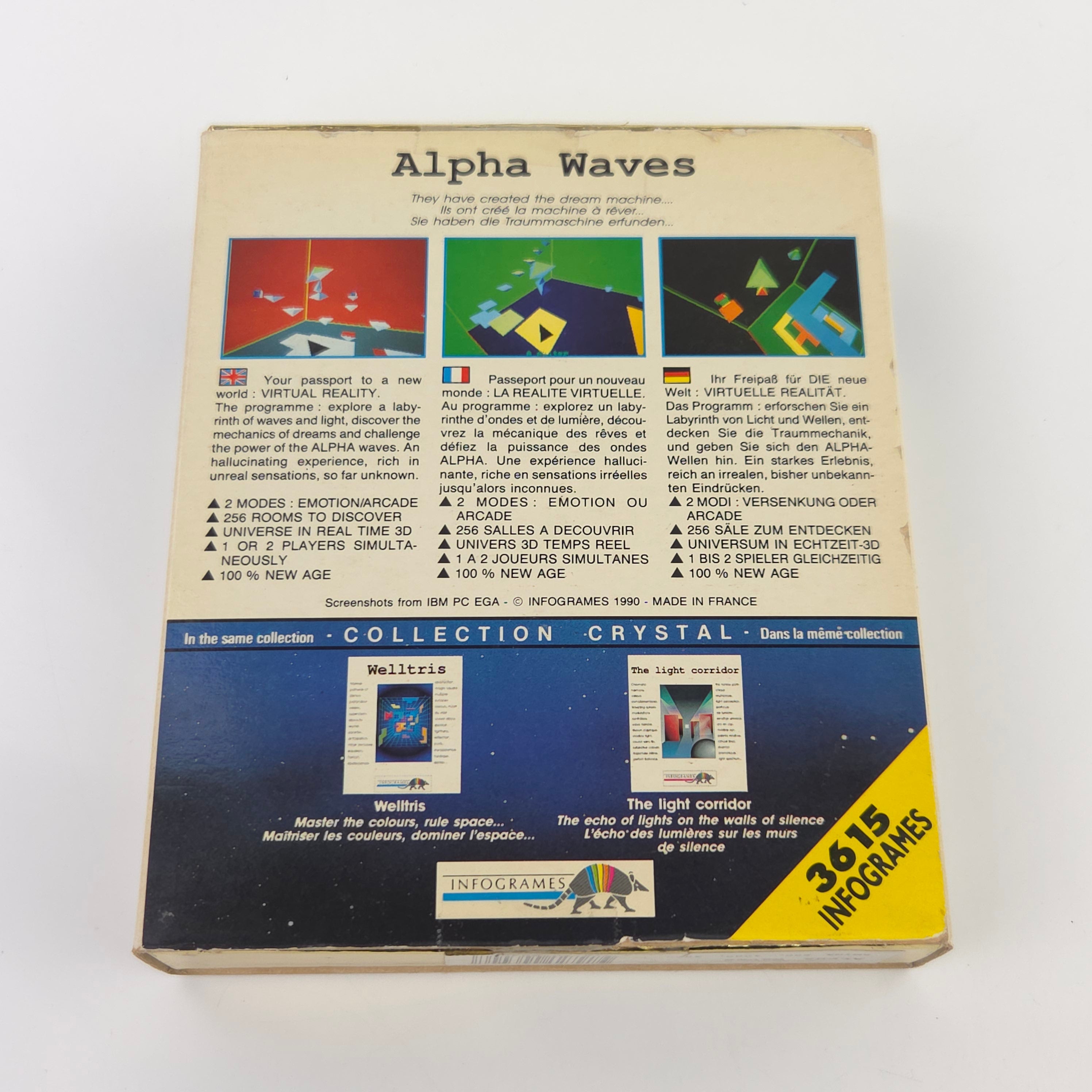Commodore Amiga Spiel – Alpha Waves (OVP PAL)