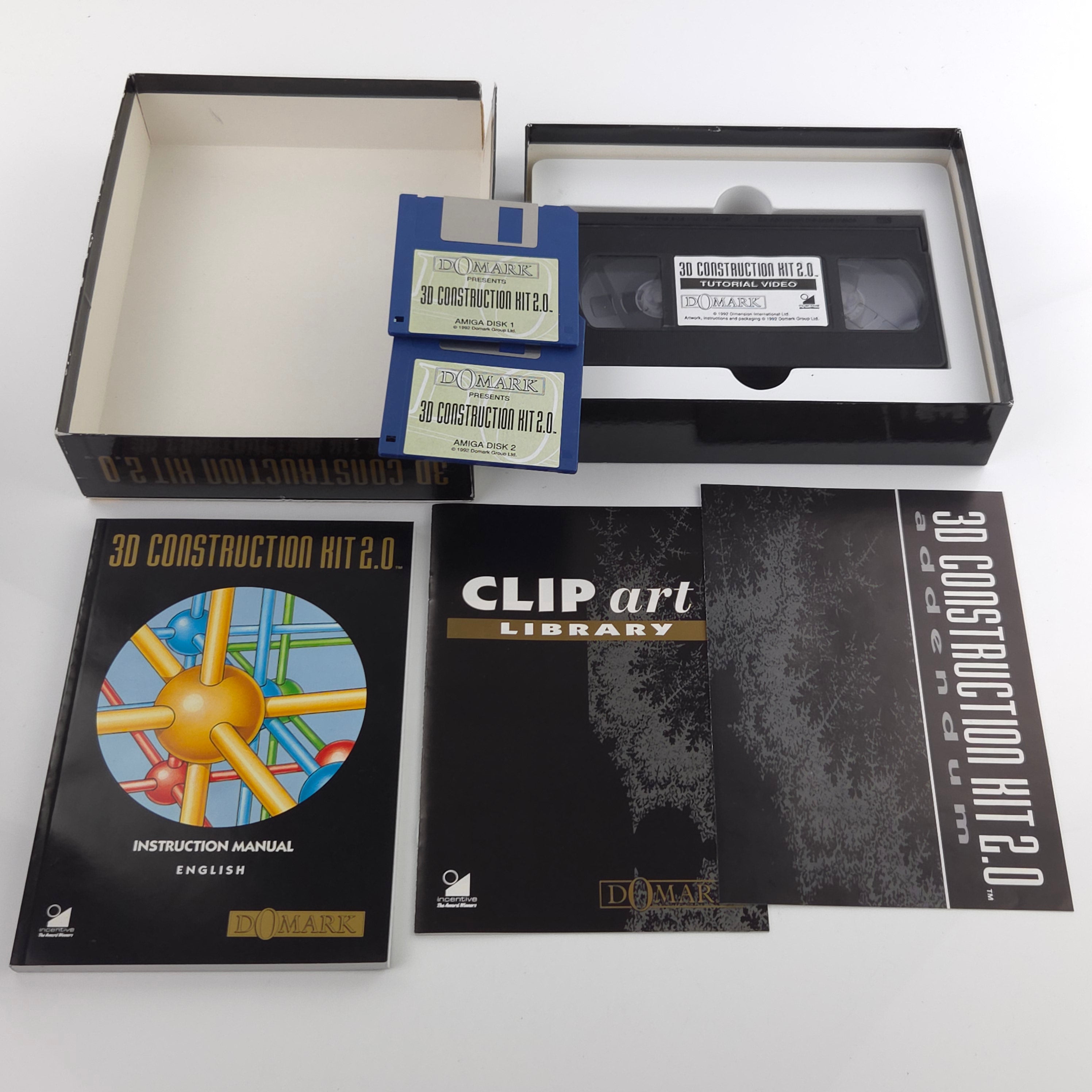 Amiga Spiel 3D Construction Kit 2.0 Big Box OVP PAL