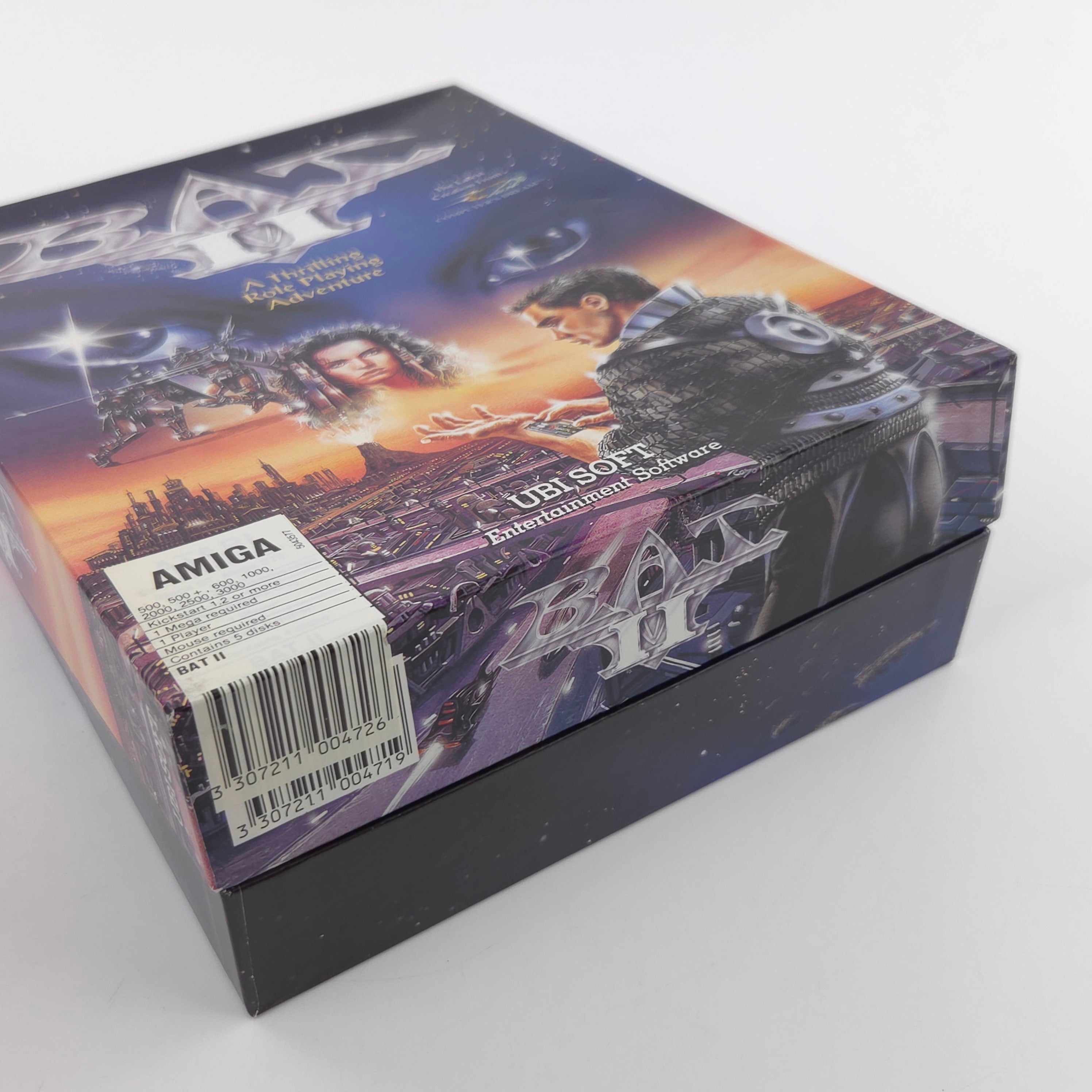 Amiga Spiel B.A.T. II Big Box OVP PAL Diskette Ubisoft
