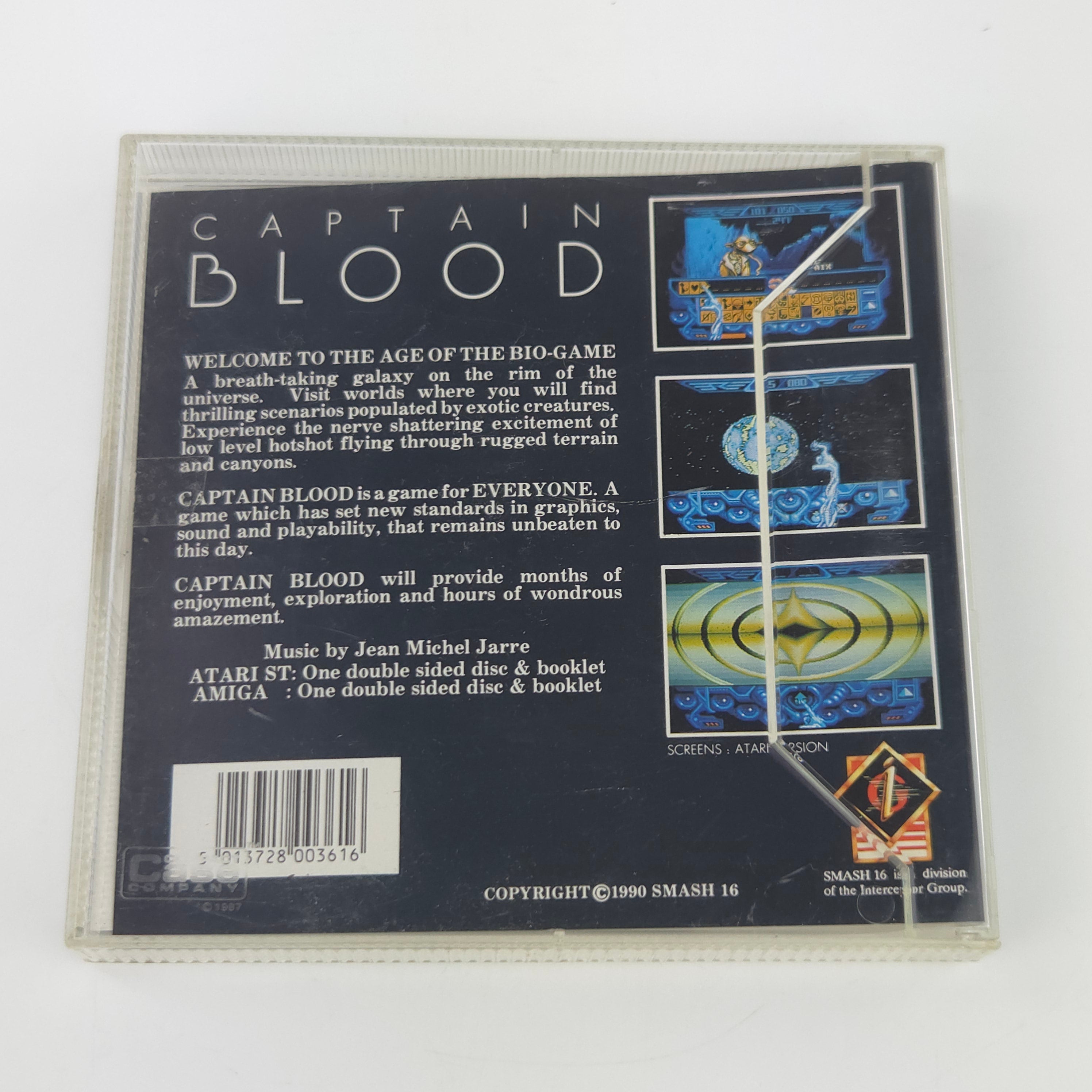 Commodore Amiga Spiel Captain Blood OVP CBM DISK 1990