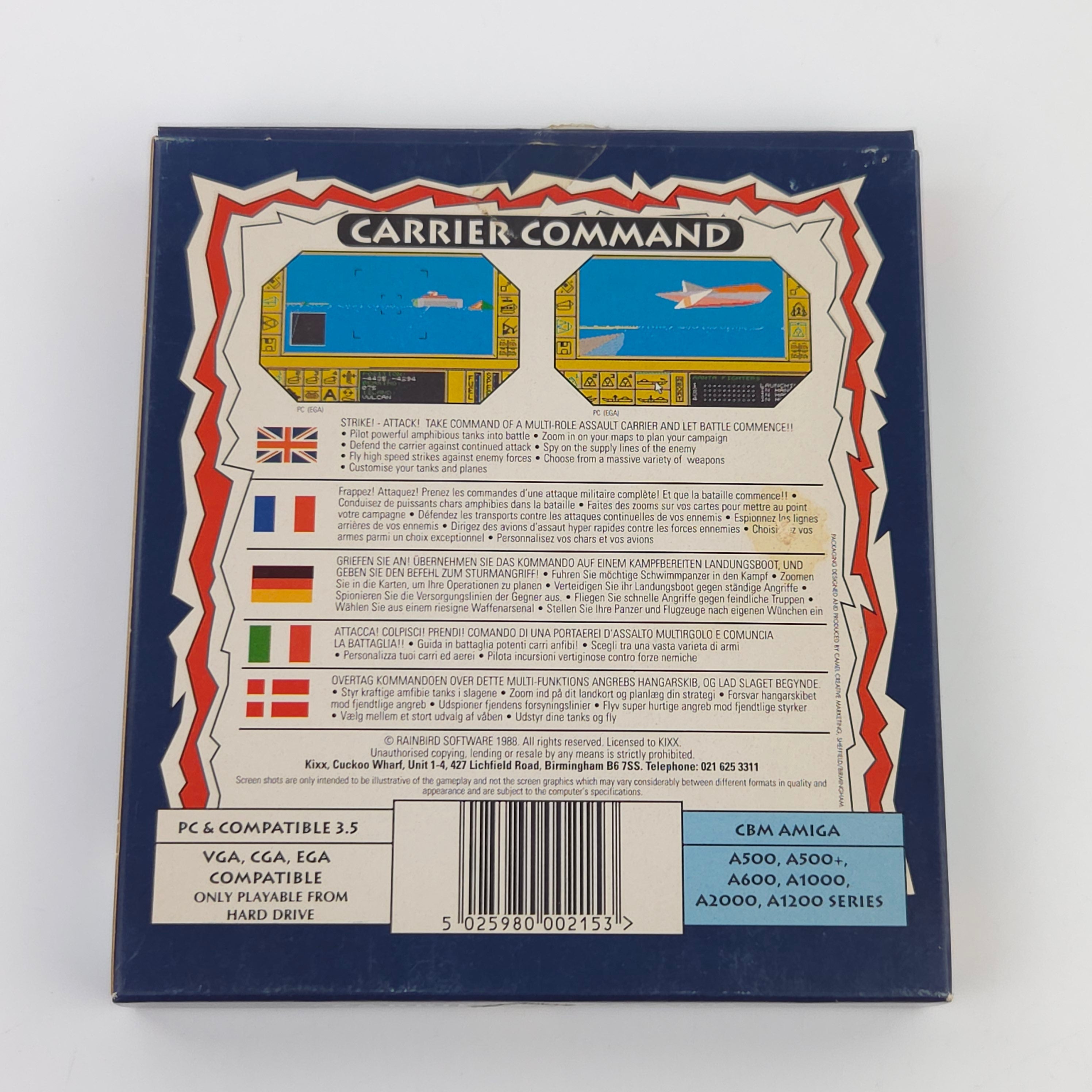 Commodore Amiga Spiel – Carrier Command (OVP PAL)