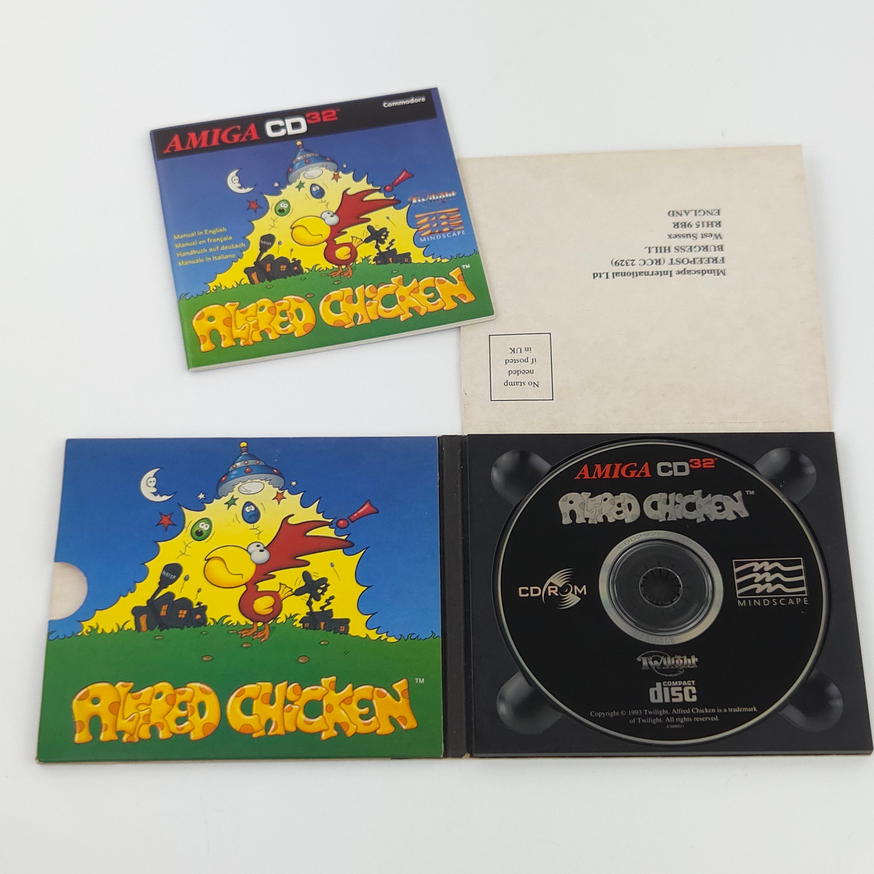 Commodore Amiga CD32 Spiel – Alfred Chicken OVP