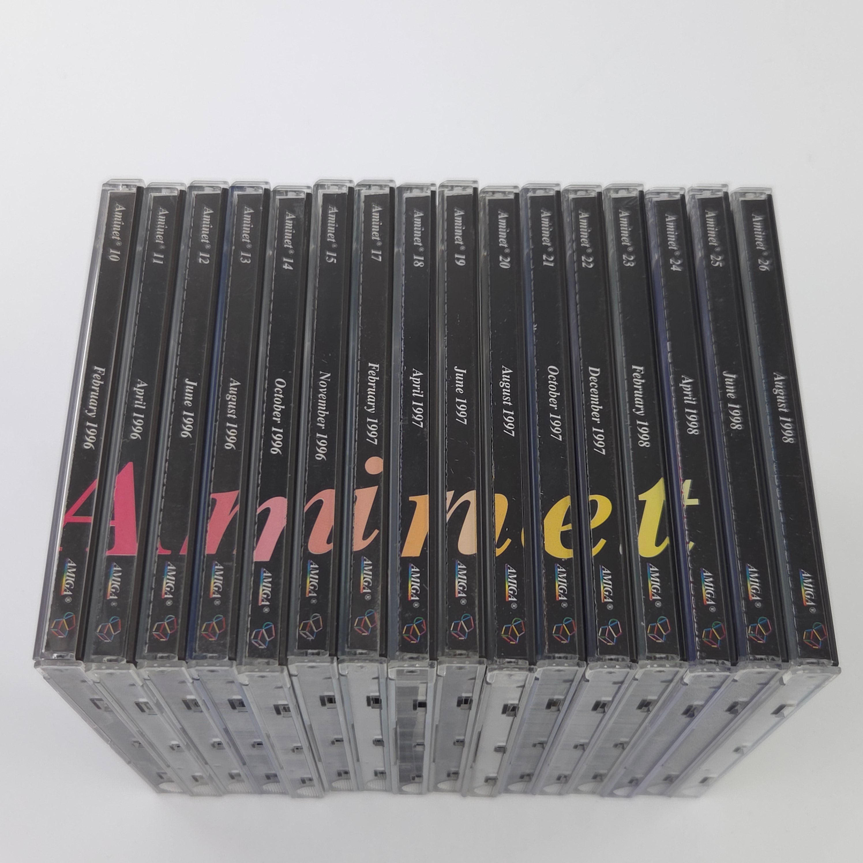 Commodore Amiga Spiel – CD Aminet Konvolut 16 CDs