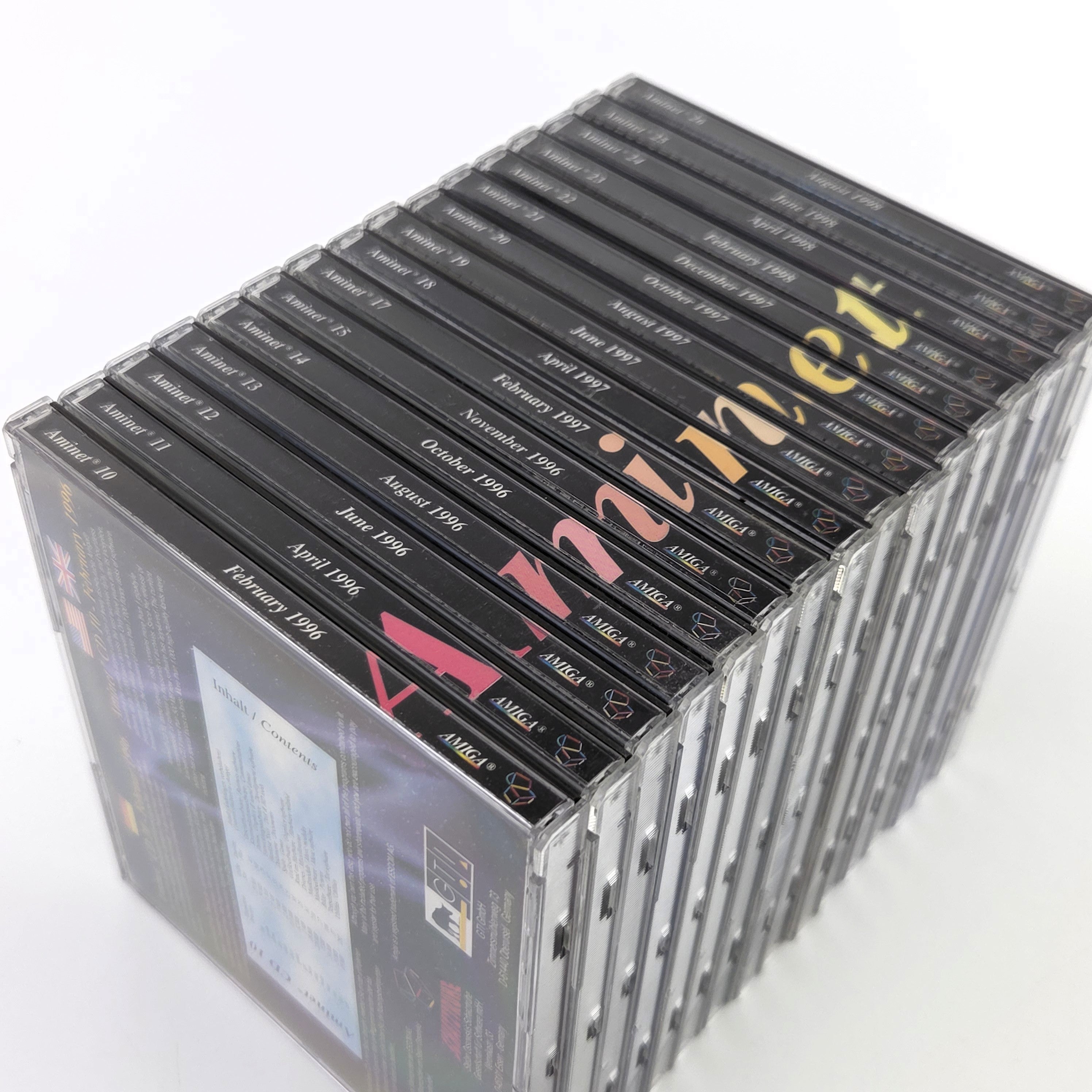 Commodore Amiga Spiel – CD Aminet Konvolut 16 CDs