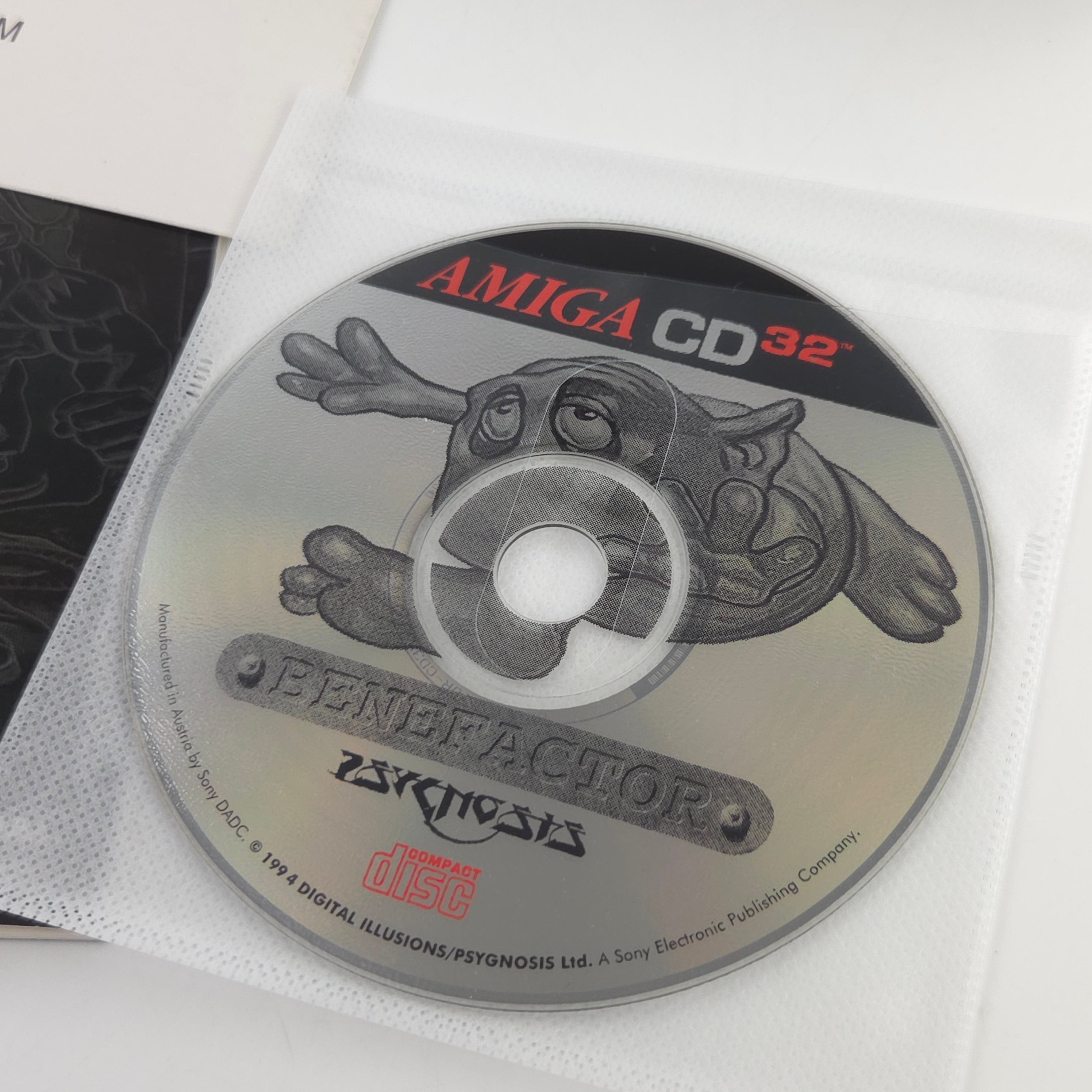 Amiga CD32 Spiel Benefactor Big Box OVP PAL Psygnosis