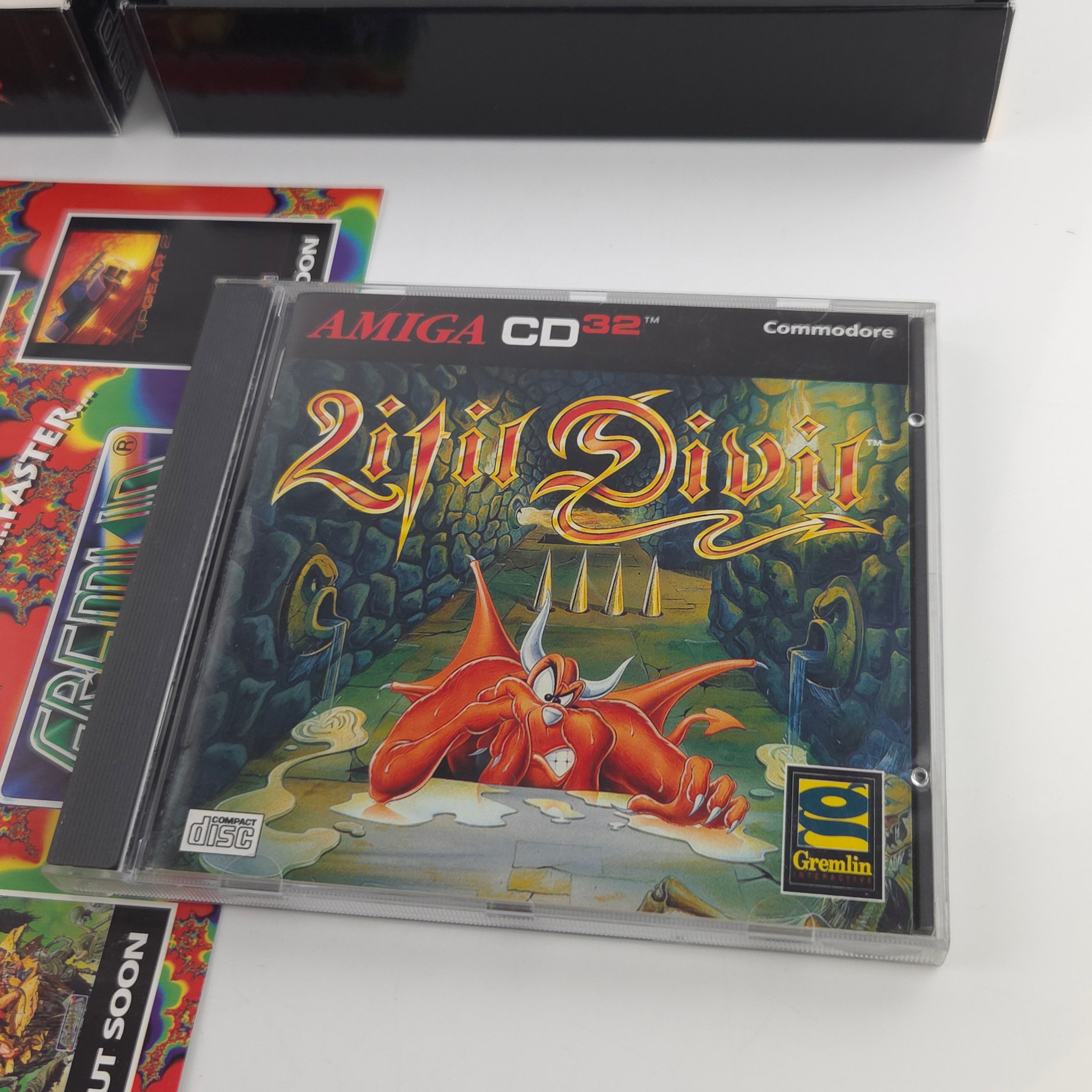 Amiga CD32 Spiel Litil Divil Big Box OVP PAL Gremlin
