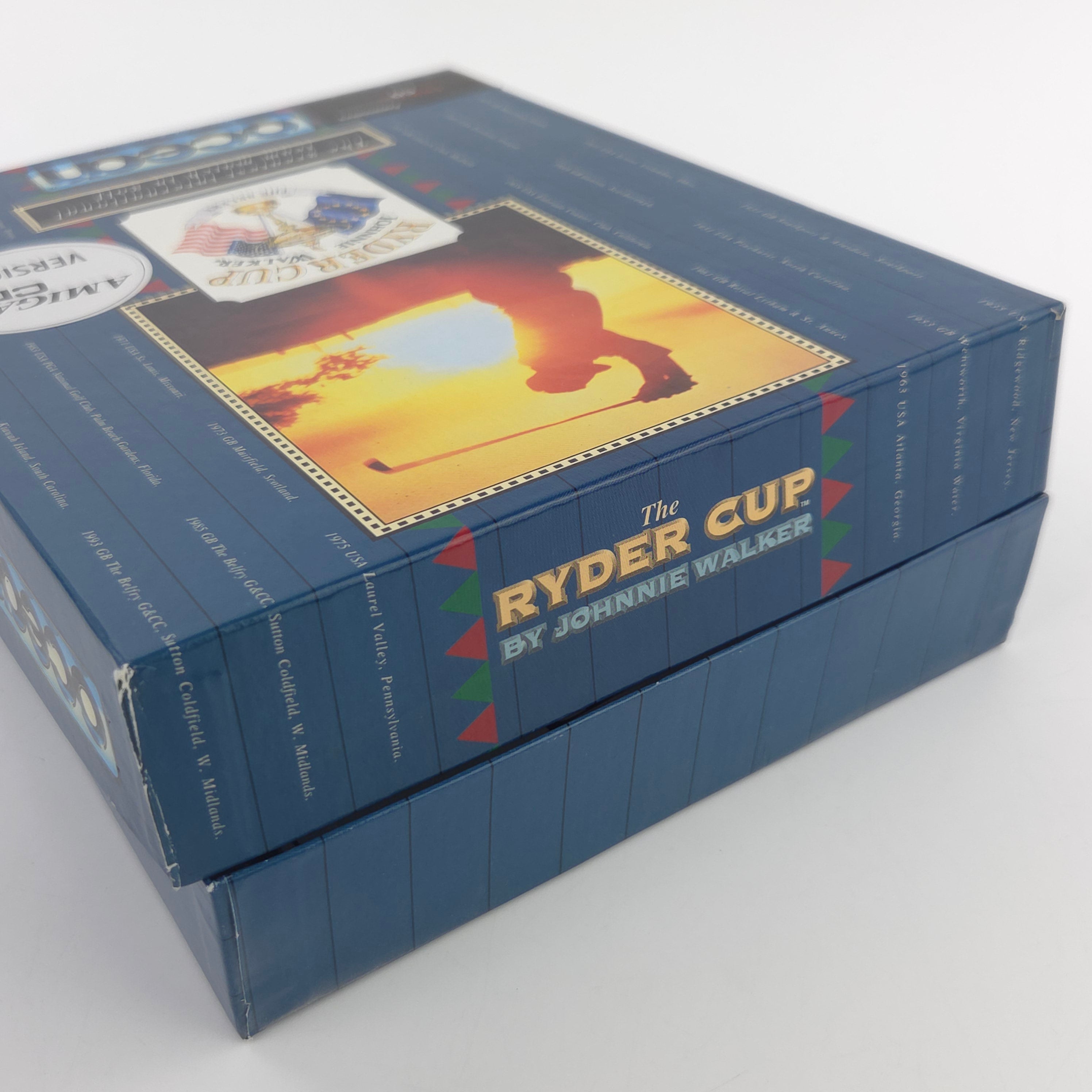 Amiga CD32 Spiel Ryder Cup Johnnie Walker Big Box OVP PAL