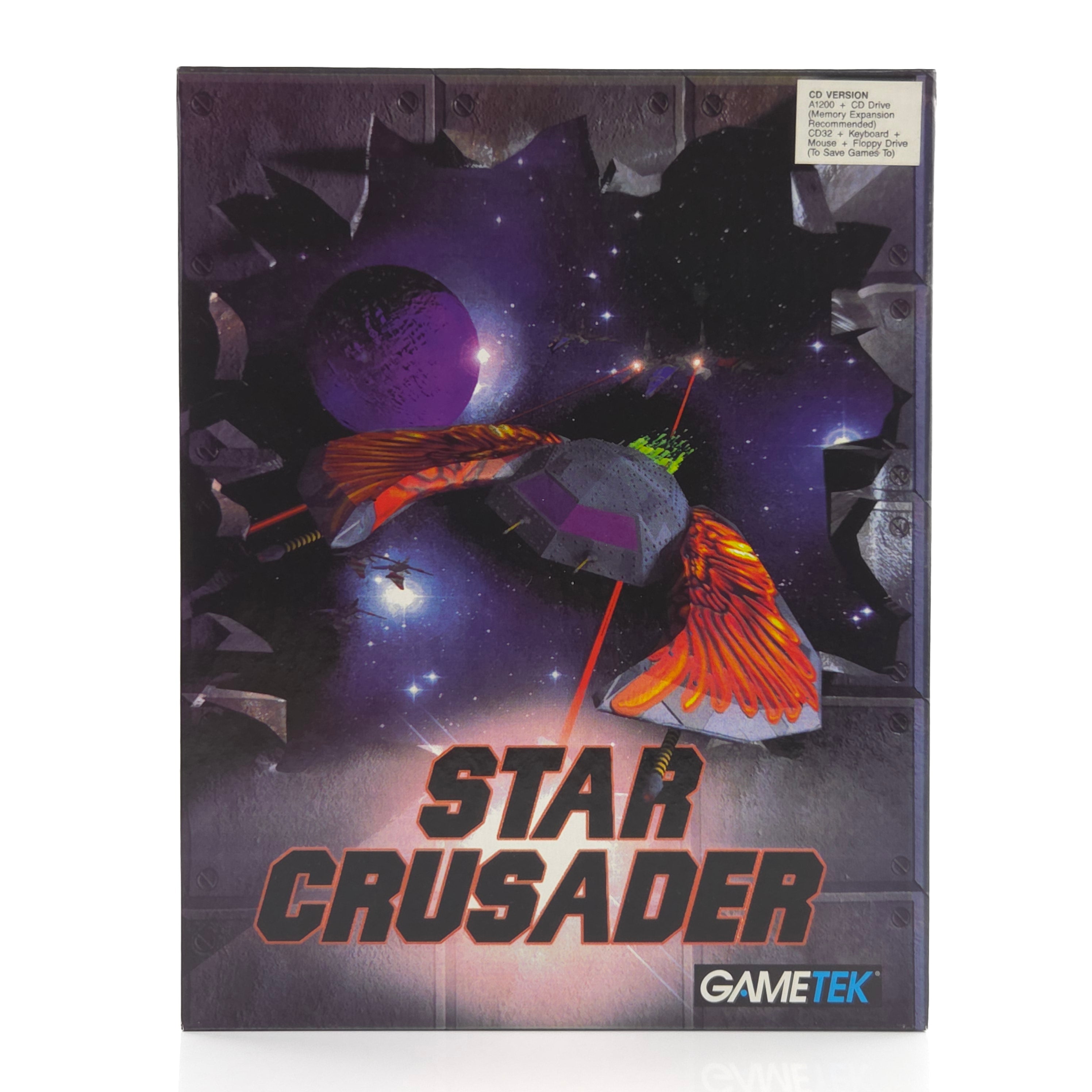 Amiga CD32 Spiel Star Crusader Big Box OVP PAL Gametek