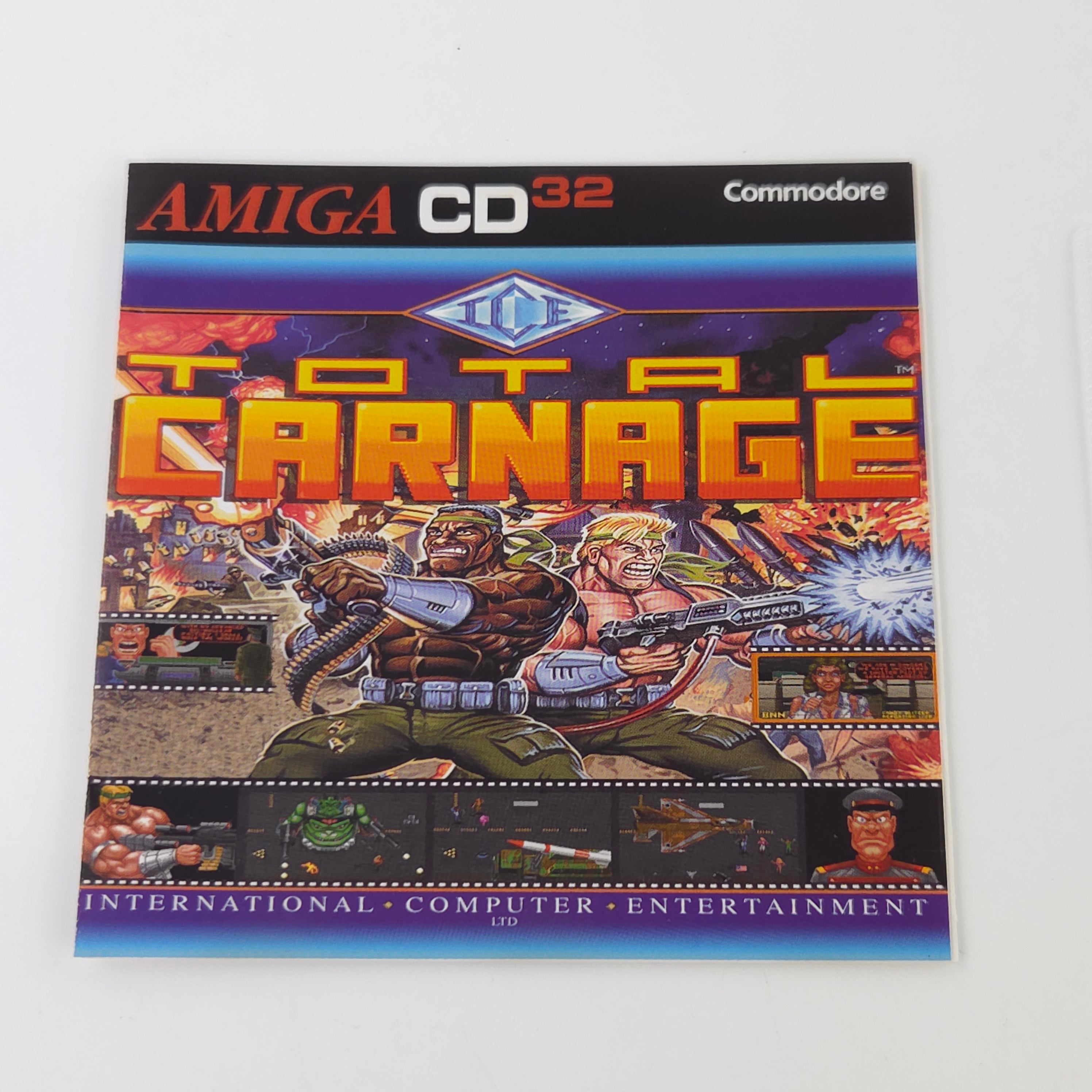 Commodore Amiga CD32 Spiel – Total Carnage OVP PAL