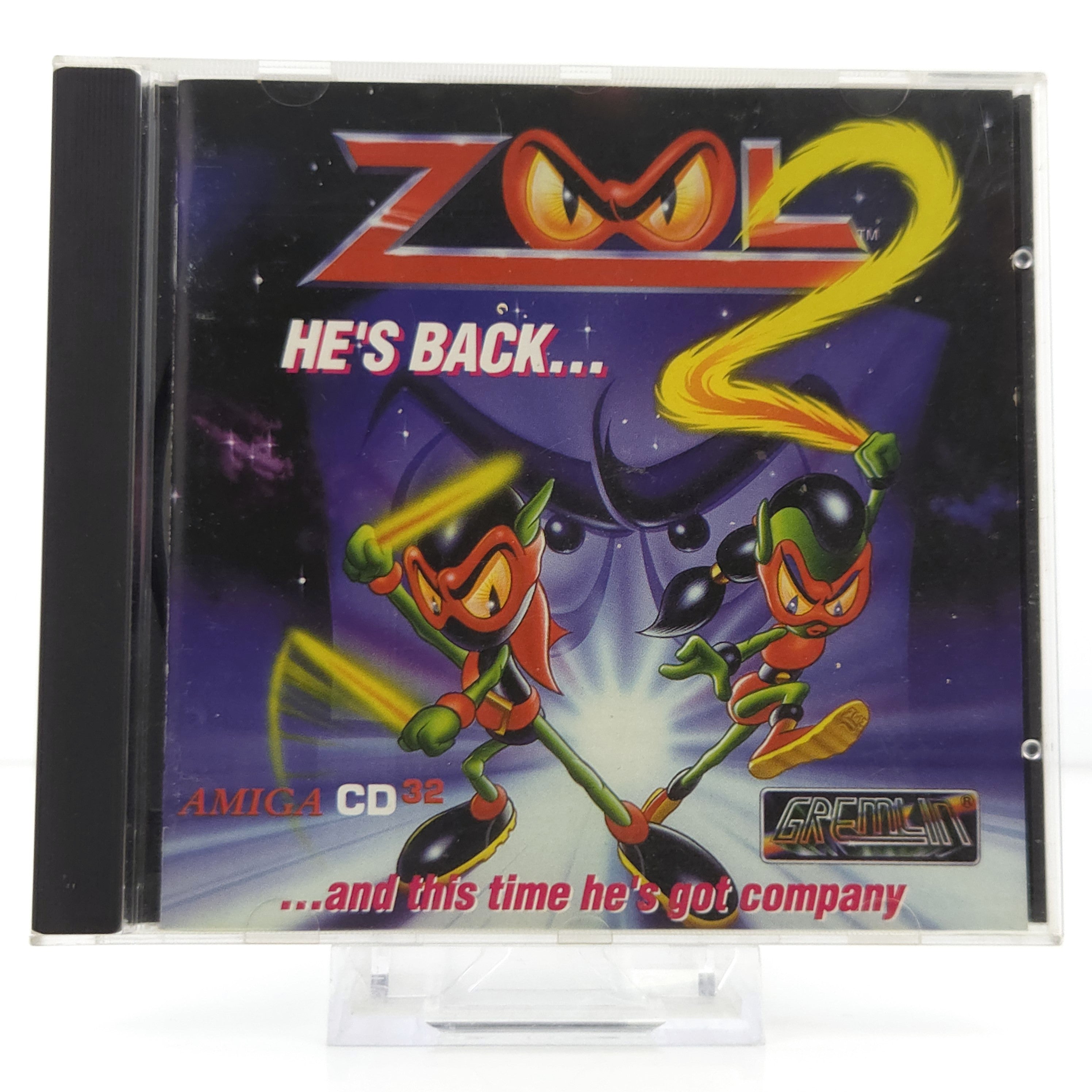 Cd32 Zool Rear Case Commodore Amiga CD32 Spiel – Zool 2 (OVP PAL)