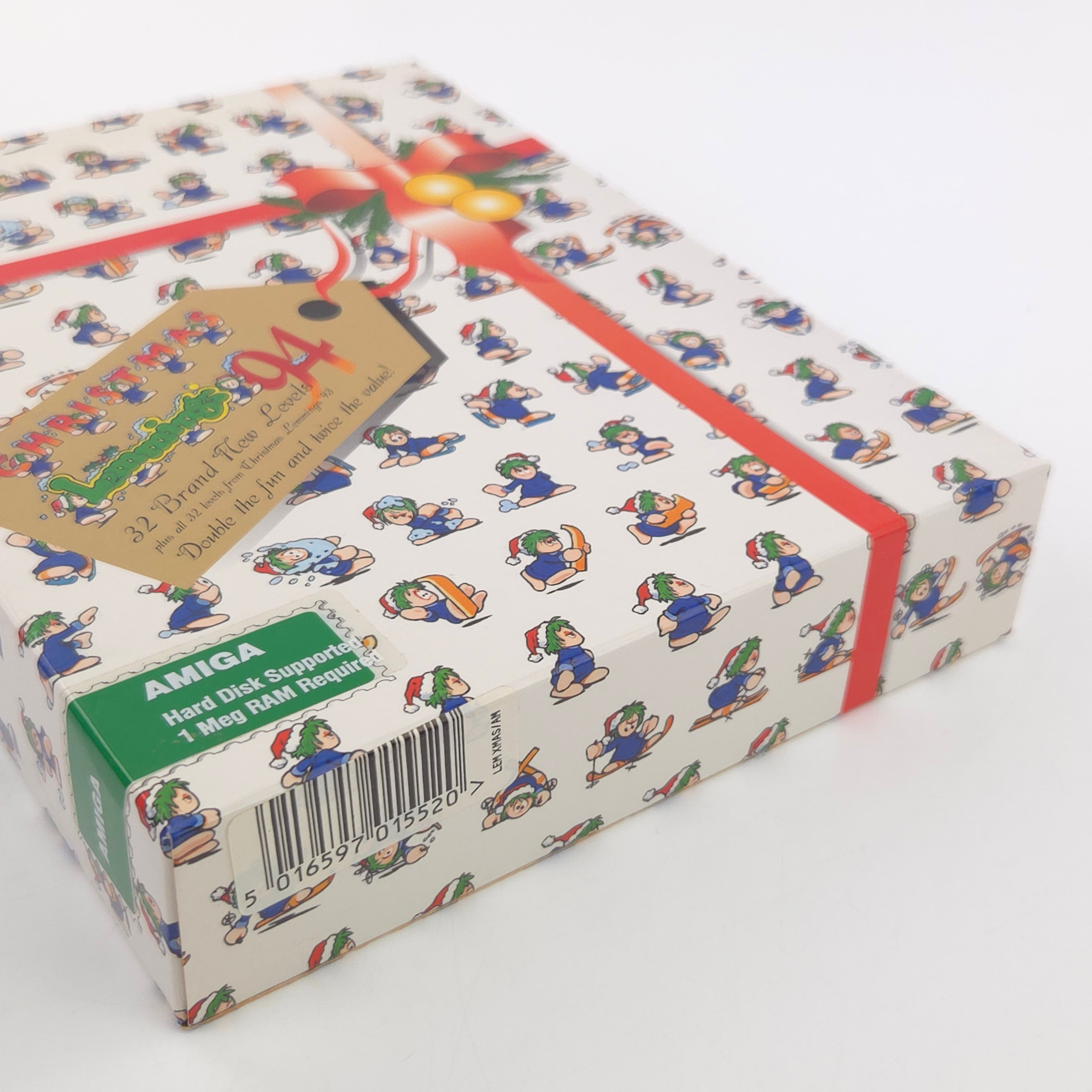 Amiga Spiel Christmas Lemmings 94 Big Box OVP PAL Disk