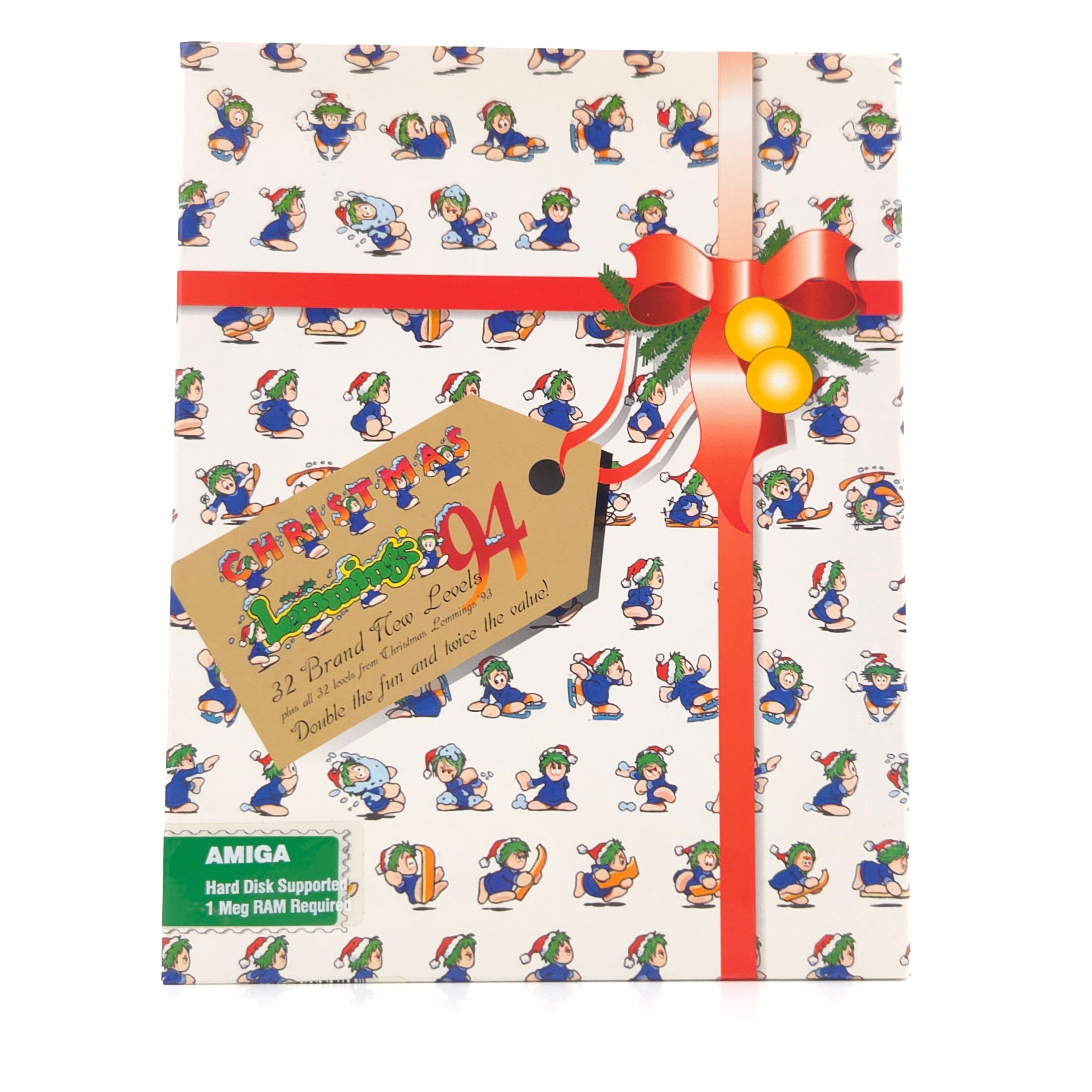 Amiga Spiel Christmas Lemmings 94 Big Box OVP PAL Disk