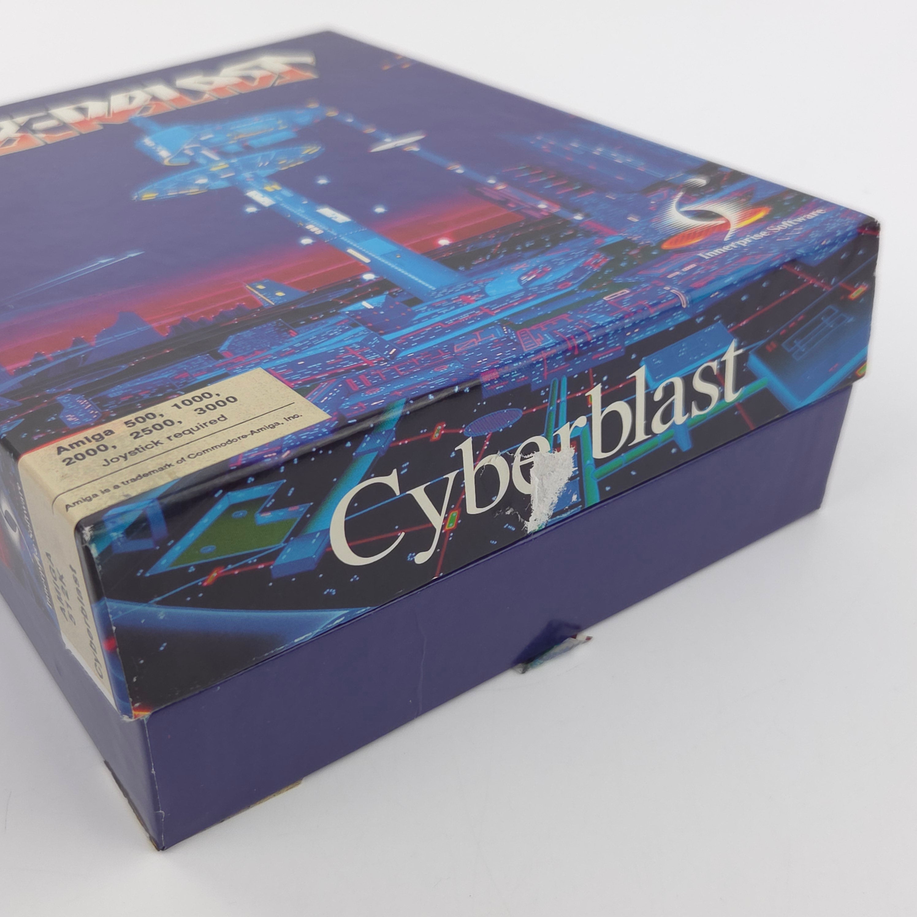 Amiga Spiel Cyberblast Big Box OVP PAL Innerprise CBM