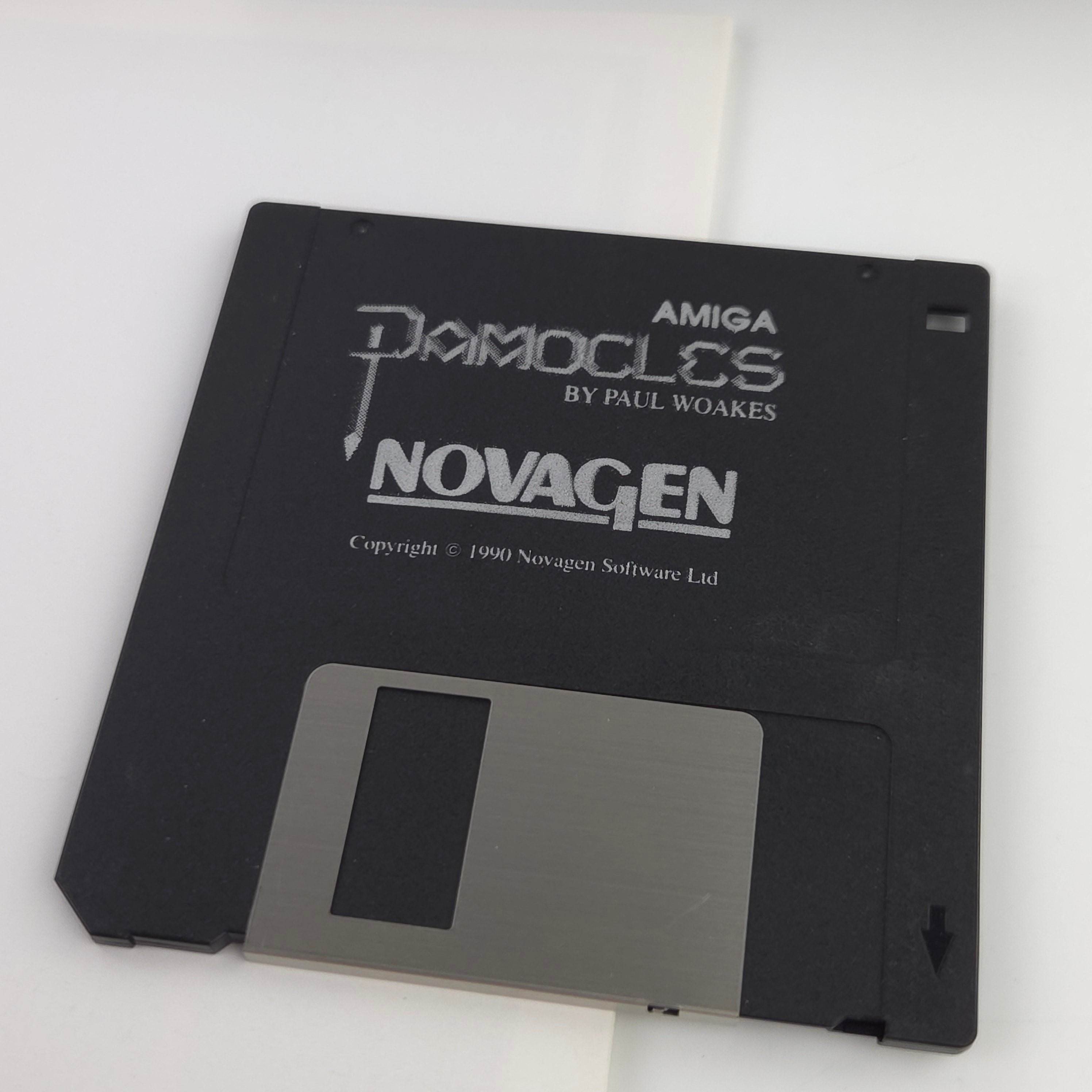 Amiga Spiel Damocles Paul Woakes Novagen OVP PAL Disk