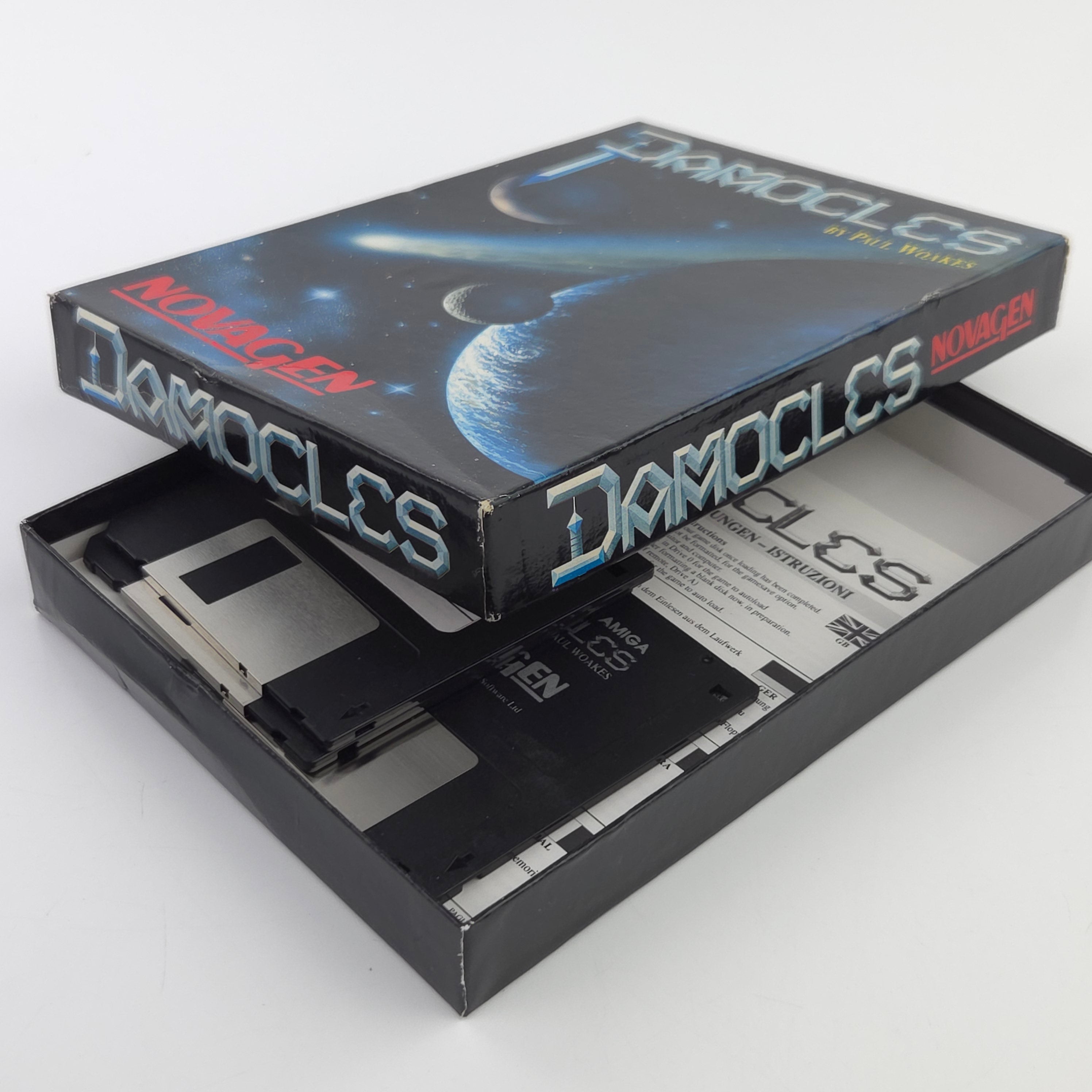 Amiga Spiel Damocles Paul Woakes Novagen OVP PAL Disk