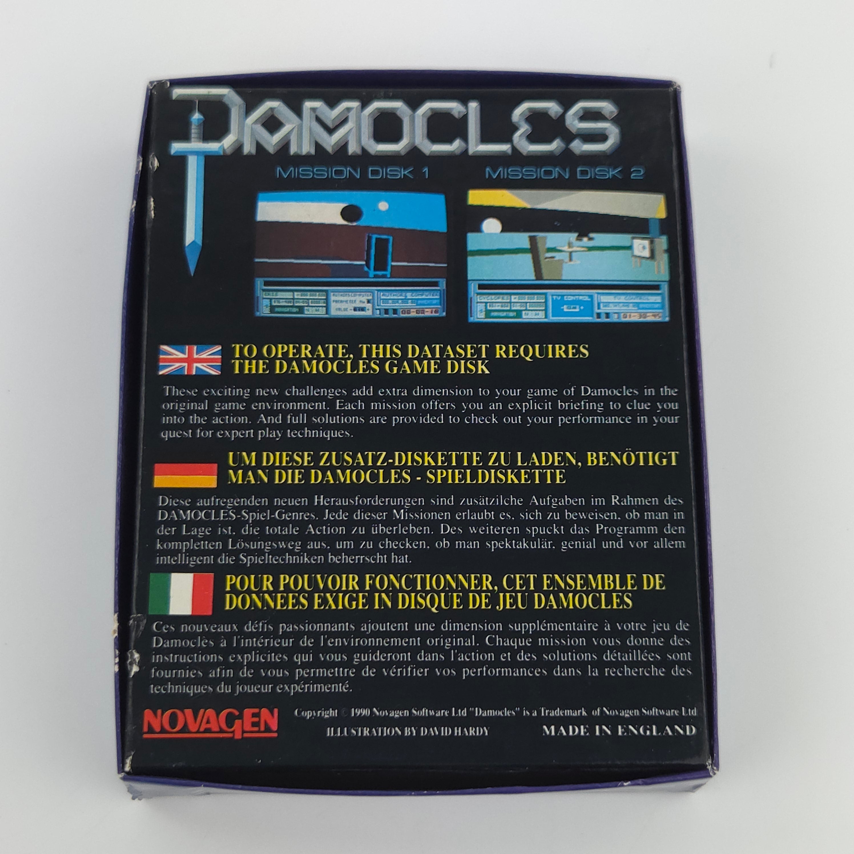Commodore Amiga Spiel – Damocles Mission Disk (OVP)