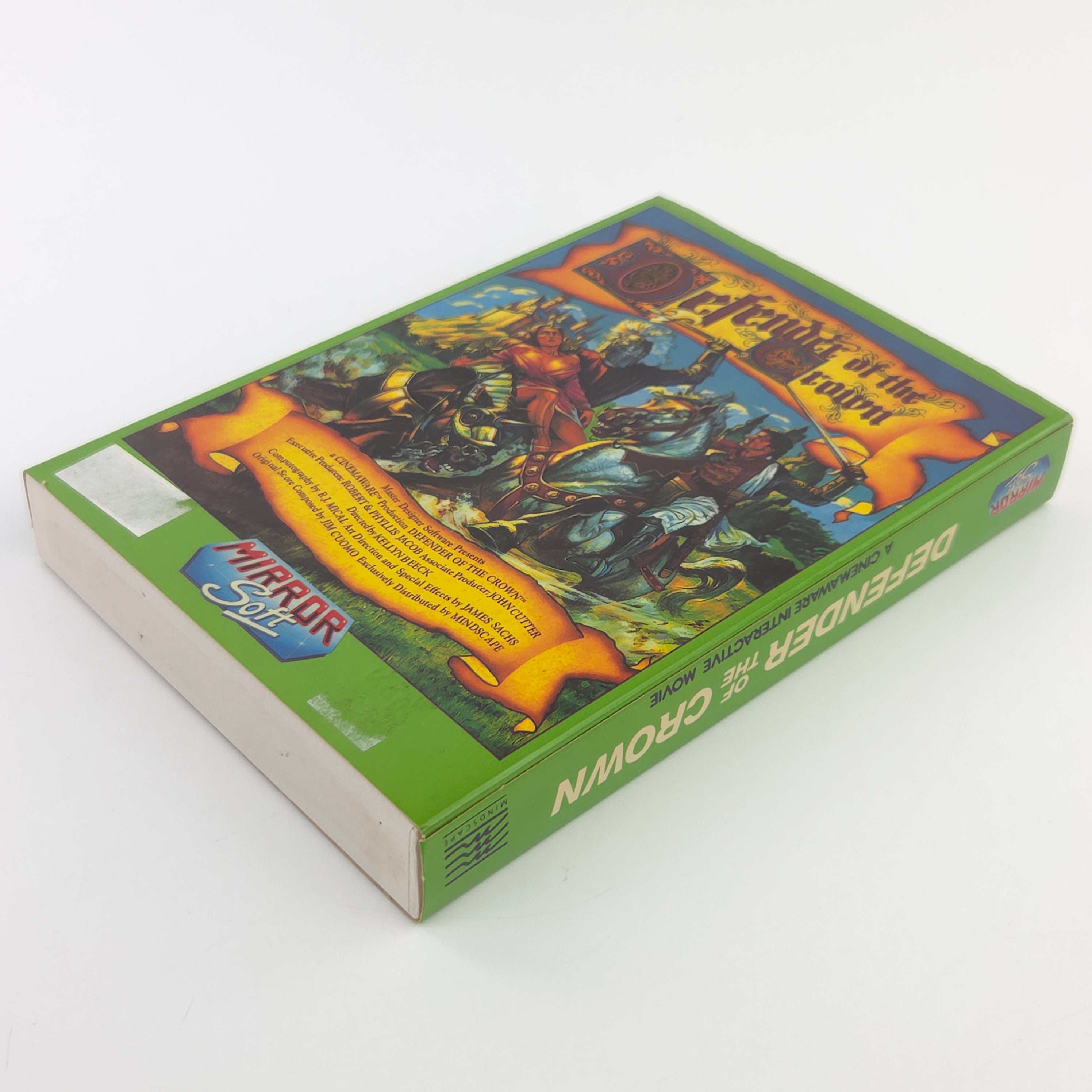 Amiga Spiel Defender of the Crown Big Box OVP PAL Disk