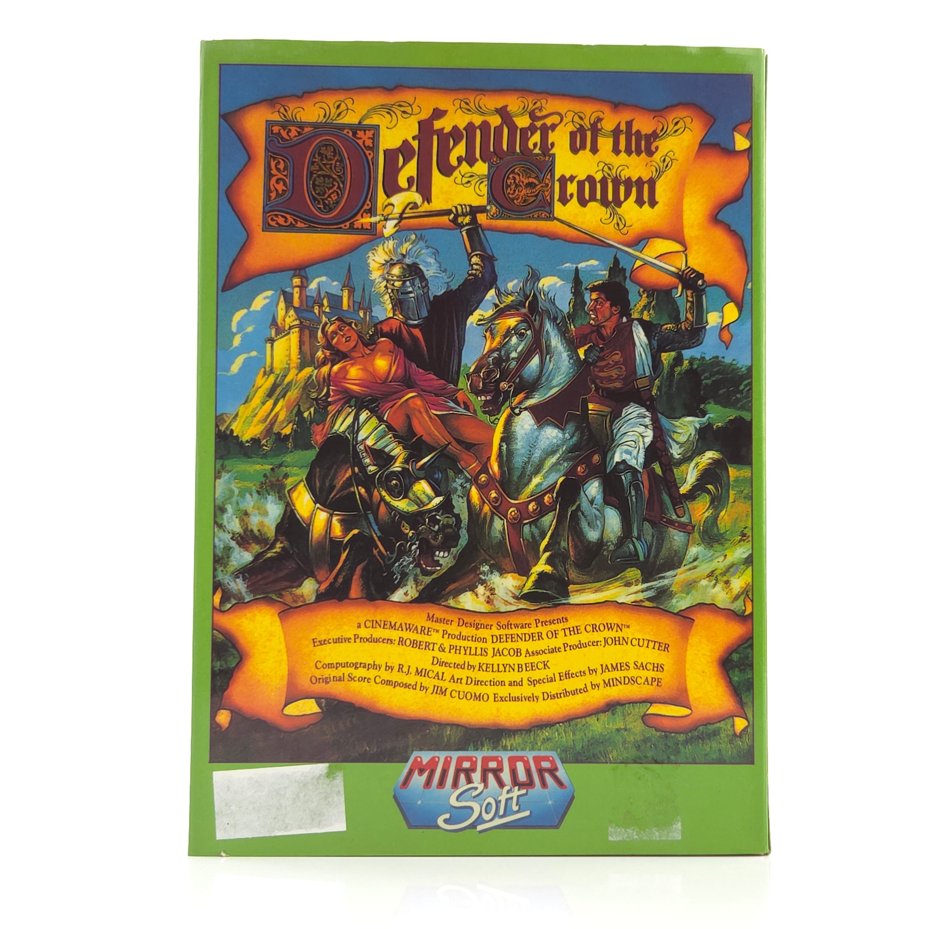 Amiga Spiel Defender of the Crown Big Box OVP PAL Disk