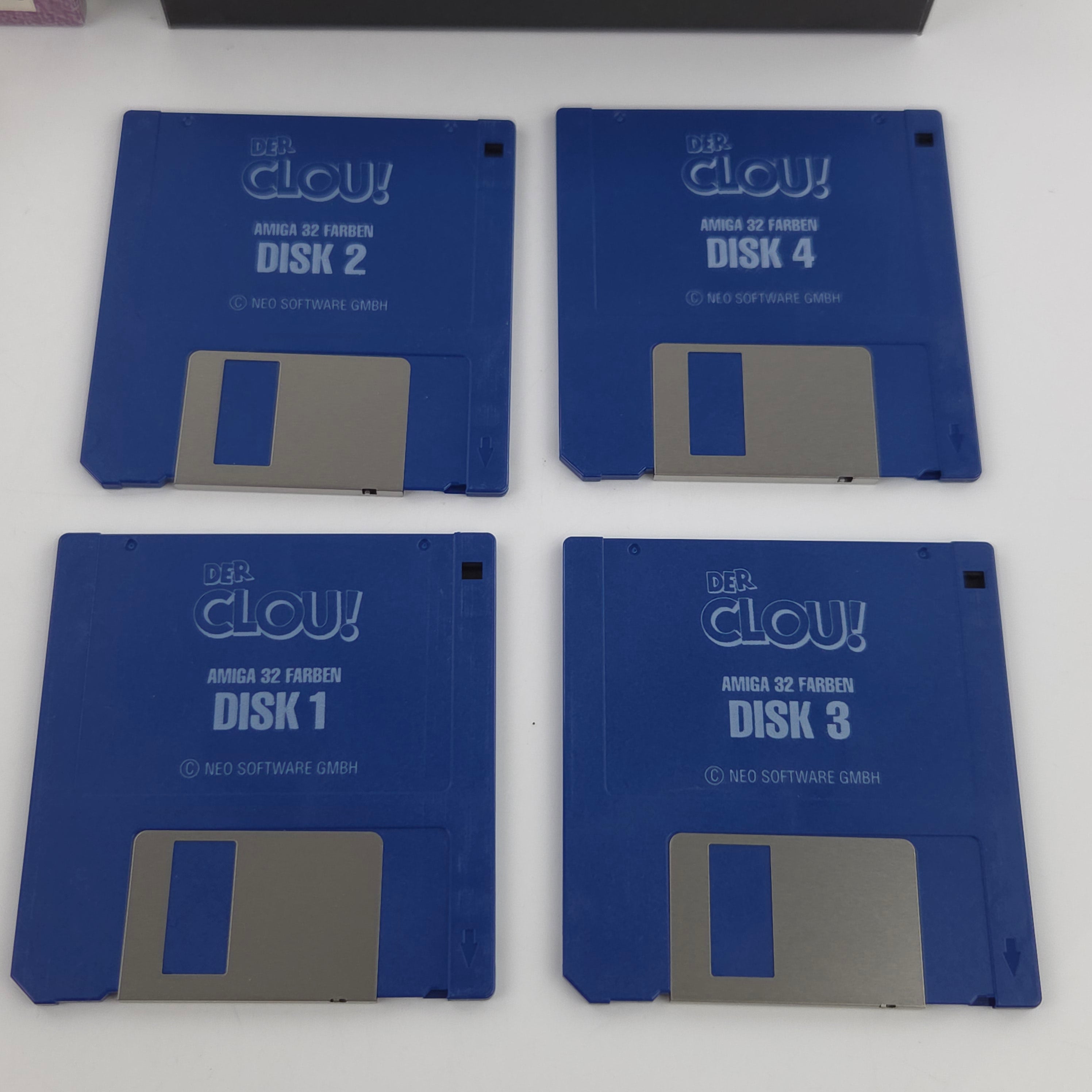 Commodore Amiga Spiel Der Clou Big Box OVP PAL Diskette