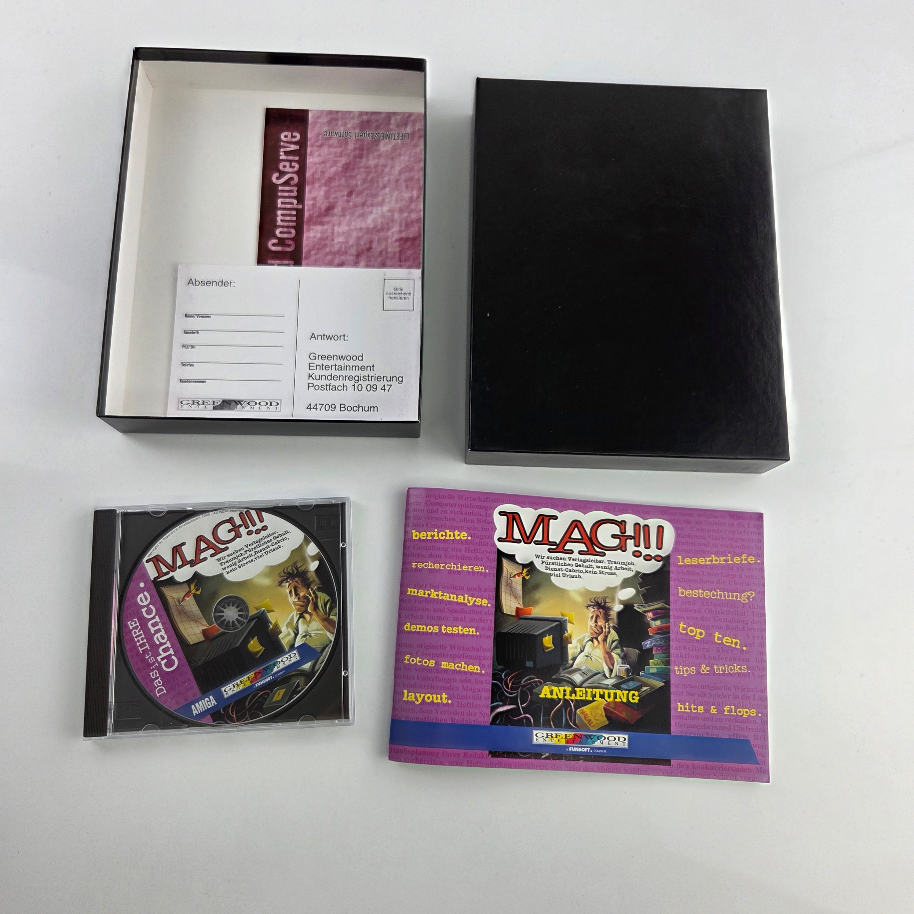 Amiga Spiel Der Clou Profidiskette Big Box OVP PAL