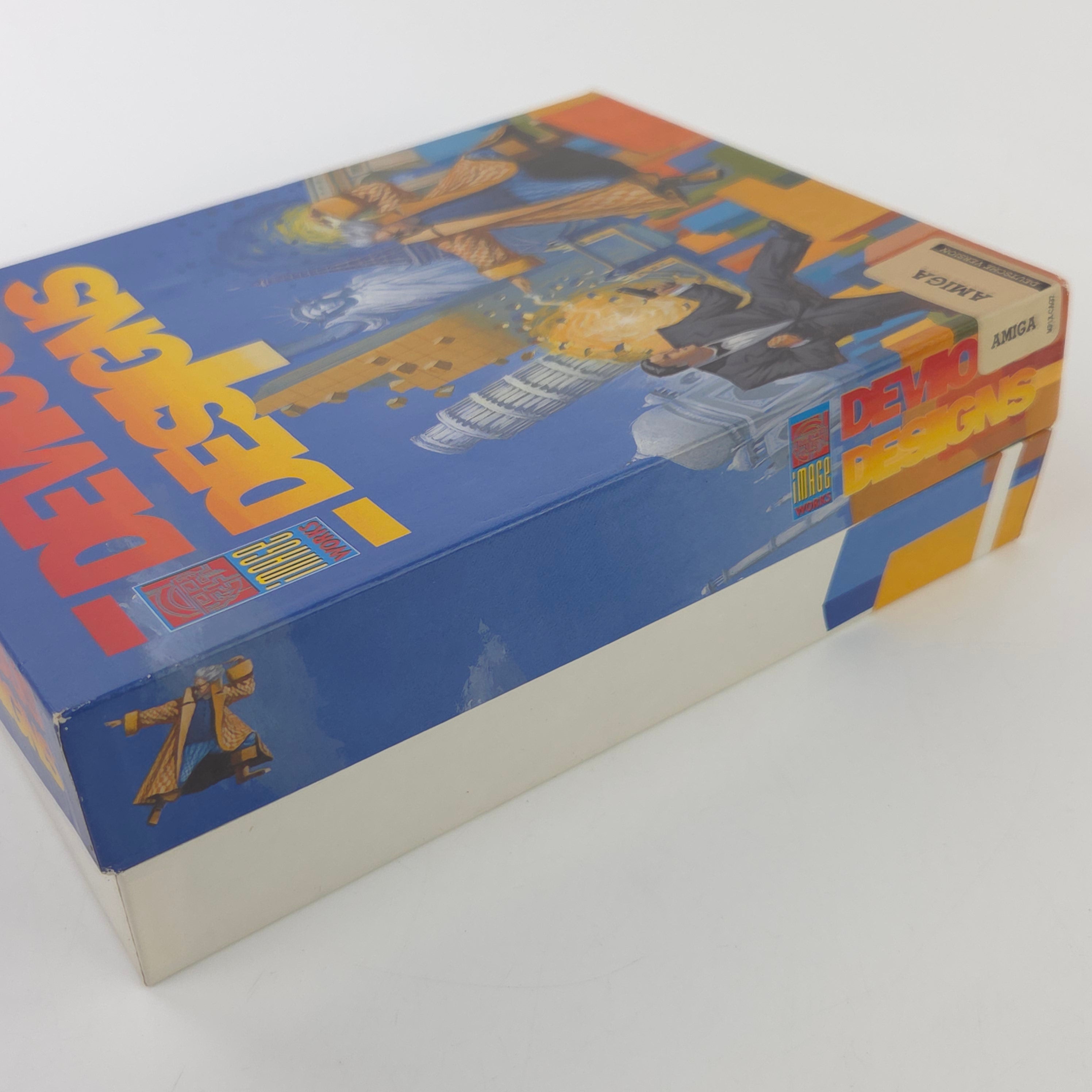 Amiga Spiel Devious Designs Big Box OVP Diskette PAL