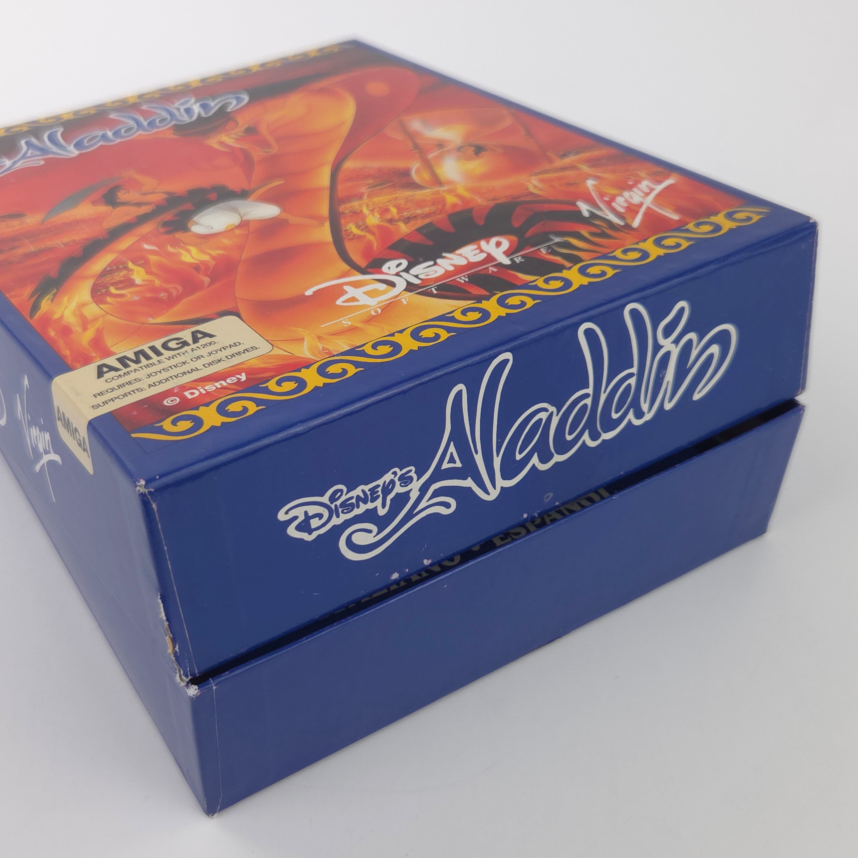 Amiga Spiel Disney Aladdin Big Box OVP PAL Virgin CBM