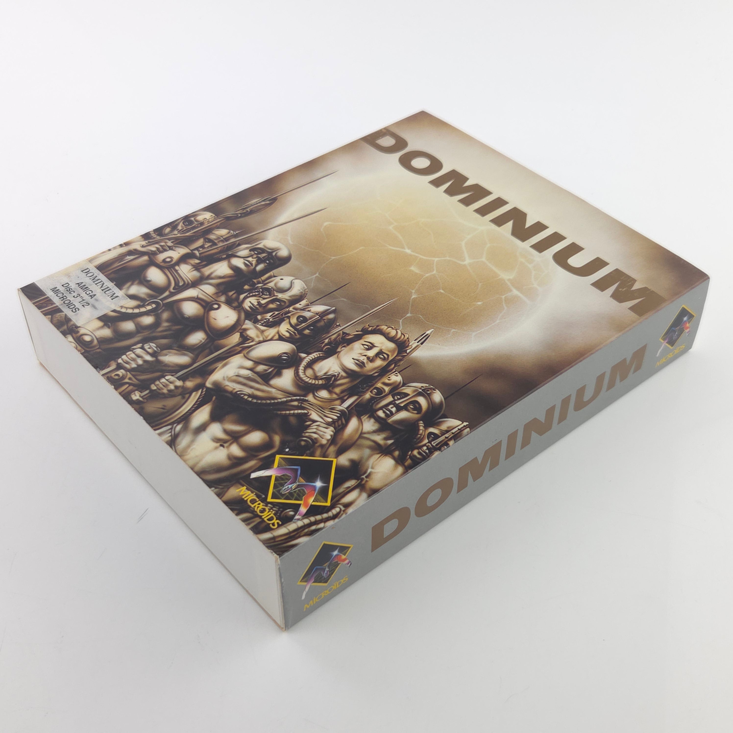 Amiga Spiel Dominium Microids Big Box OVP PAL Diskette