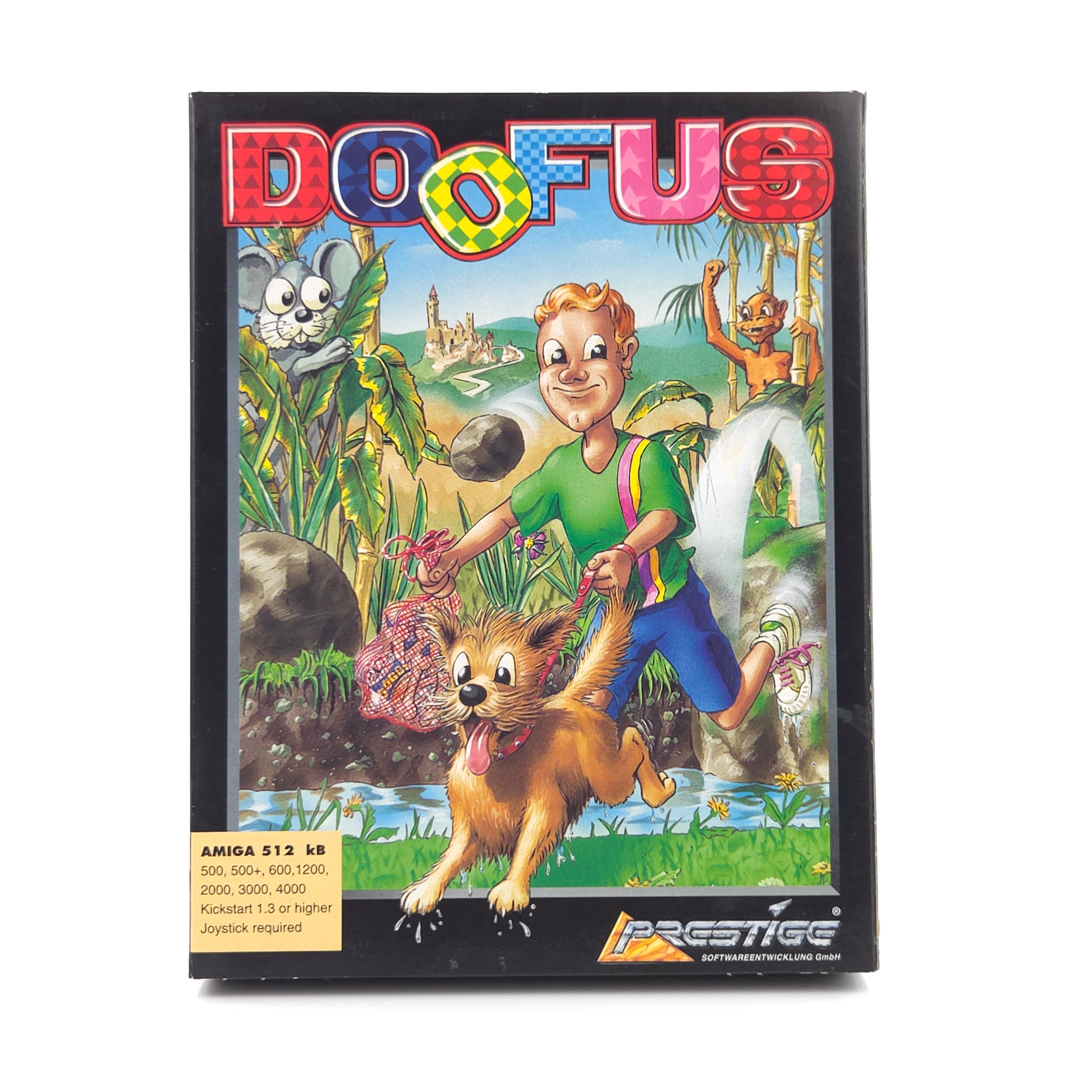 Commodore Amiga Spiel Doofus Big Box OVP PAL 1993 Prestige