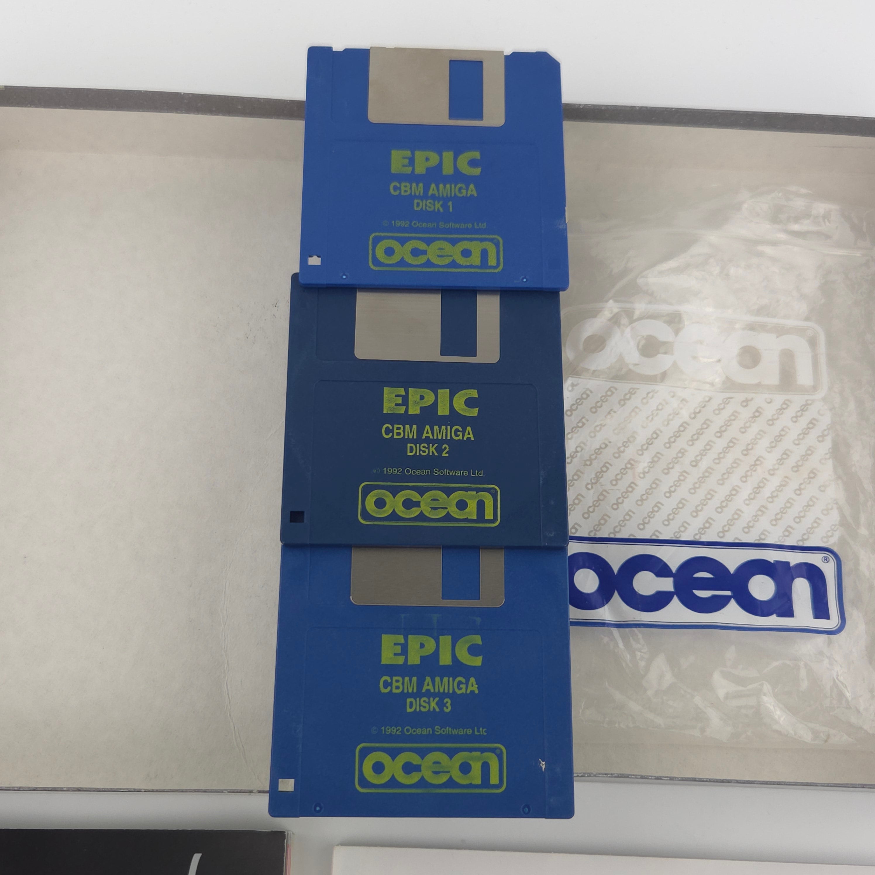 Commodore Amiga Spiel Epic Big Box OVP PAL Ocean 1992