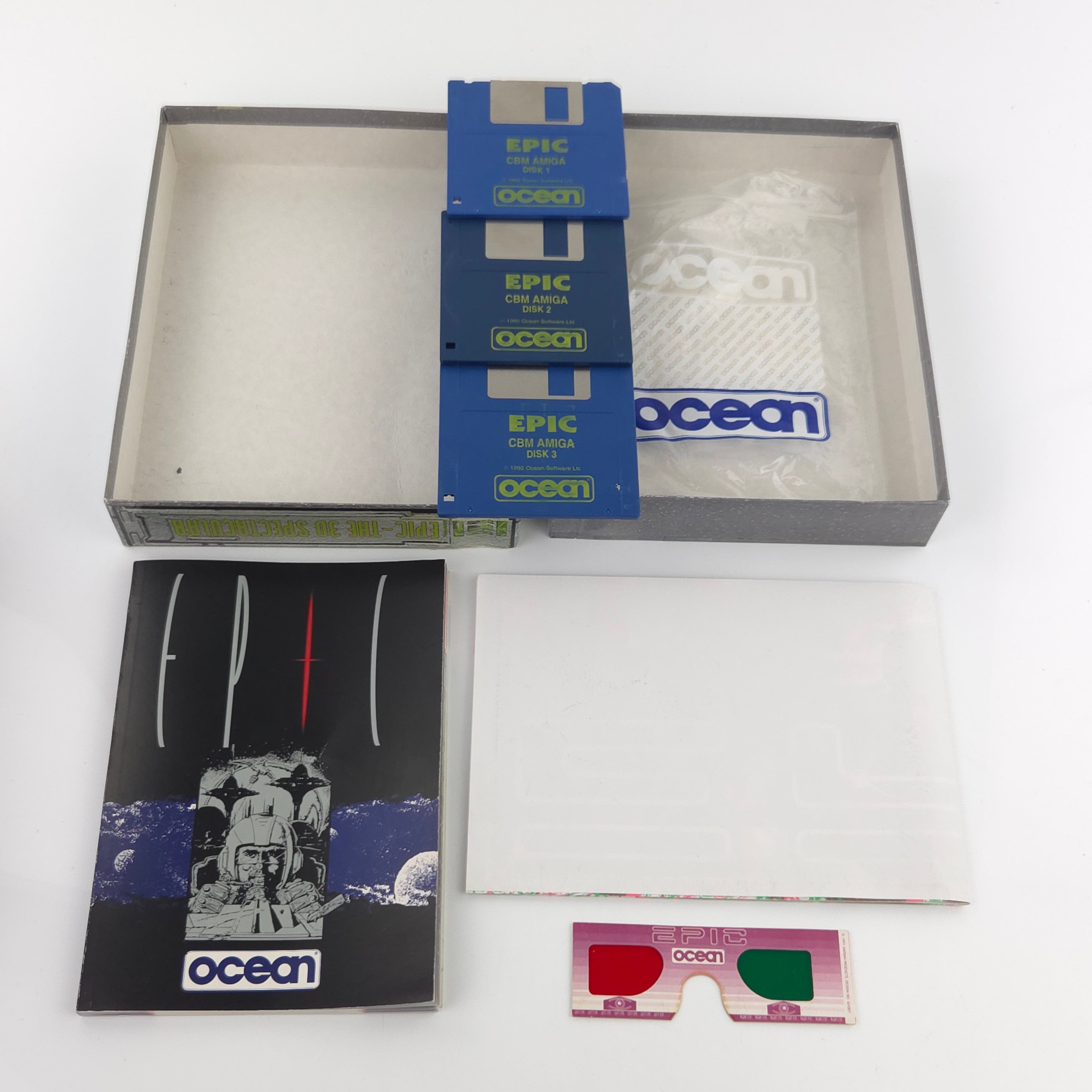 Commodore Amiga Spiel Epic Big Box OVP PAL Ocean 1992