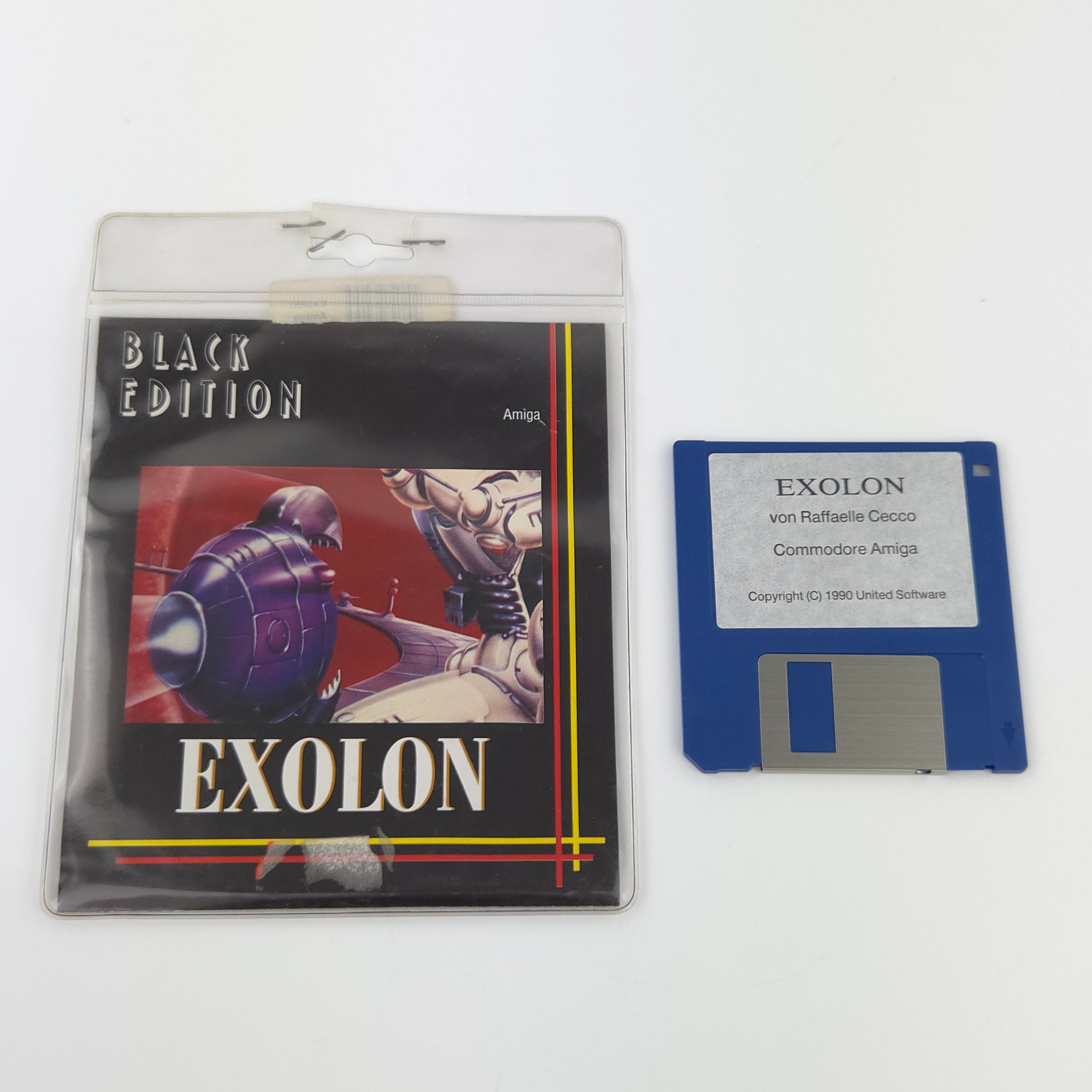 Commodore Amiga Spiel Exolon Black Edition OVP PAL 1990
