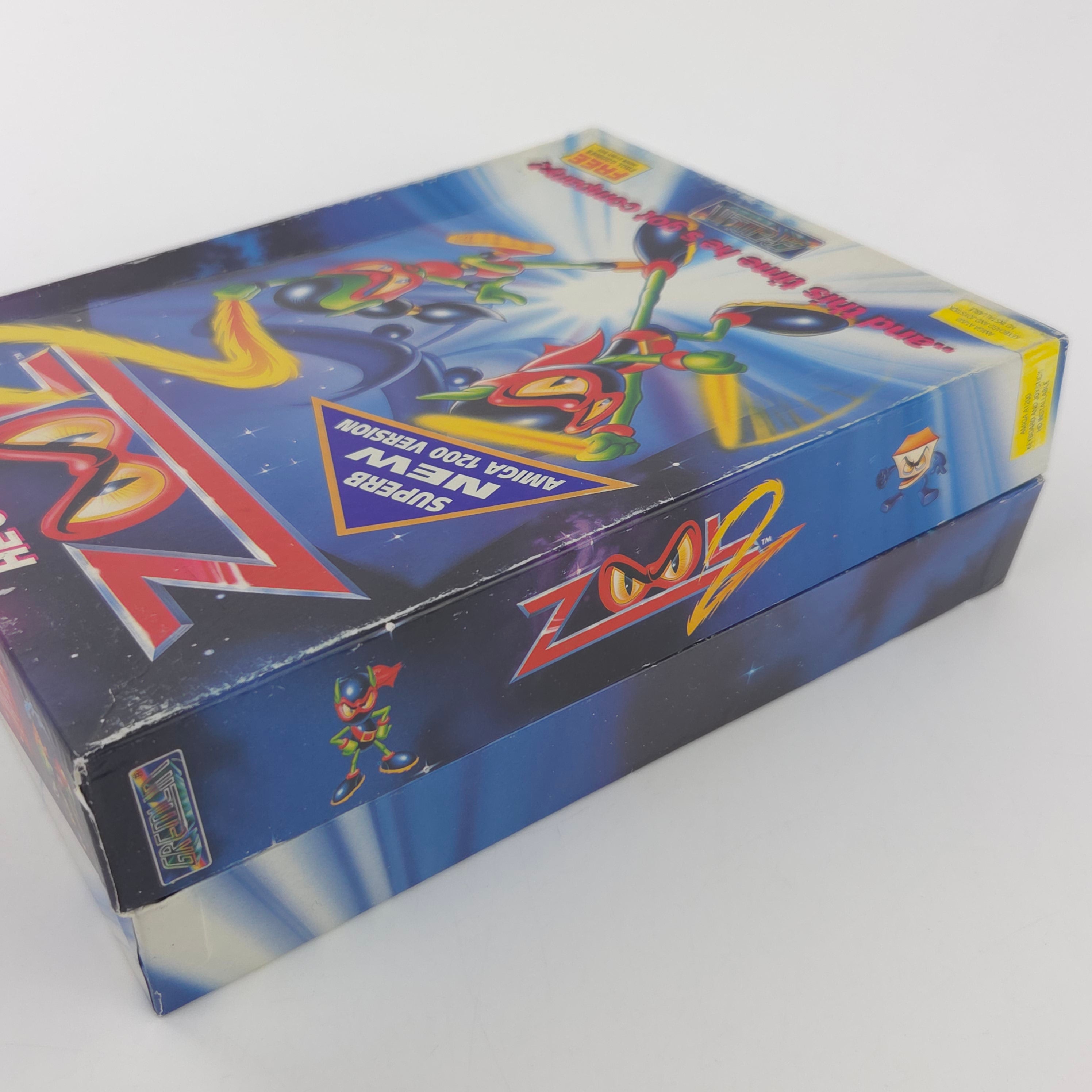 Commodore Amiga Spiel Zool 2 Big Box OVP CBM Diskette PAL