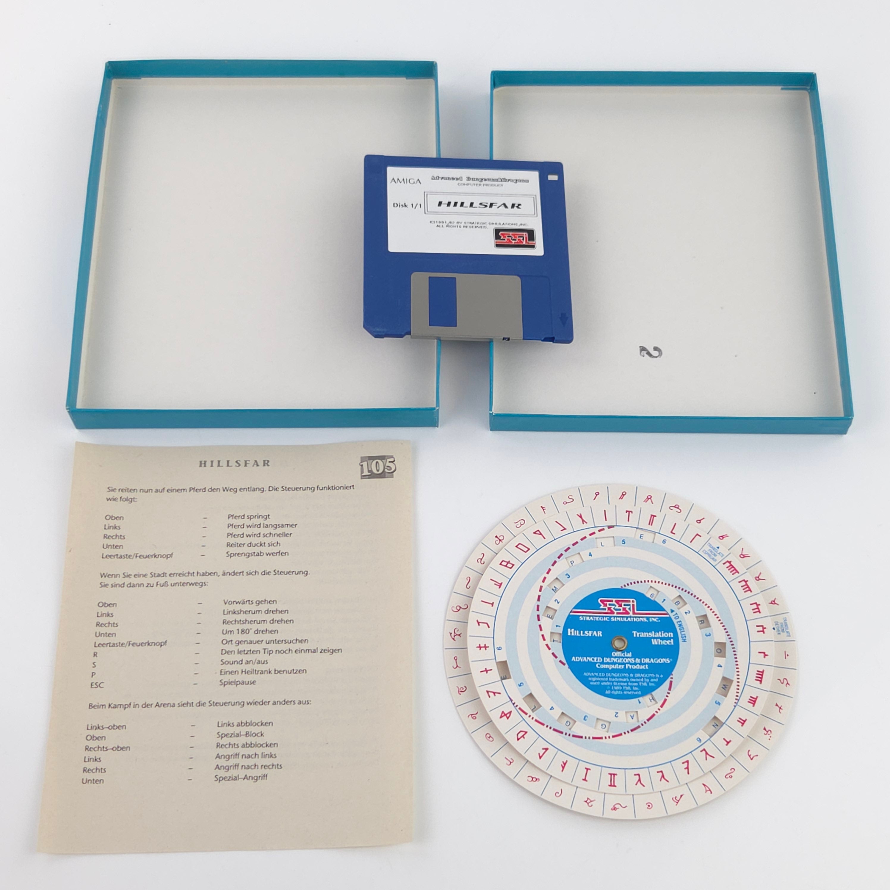 Commodore Amiga Spiel – Hillsfar (OVP PAL)