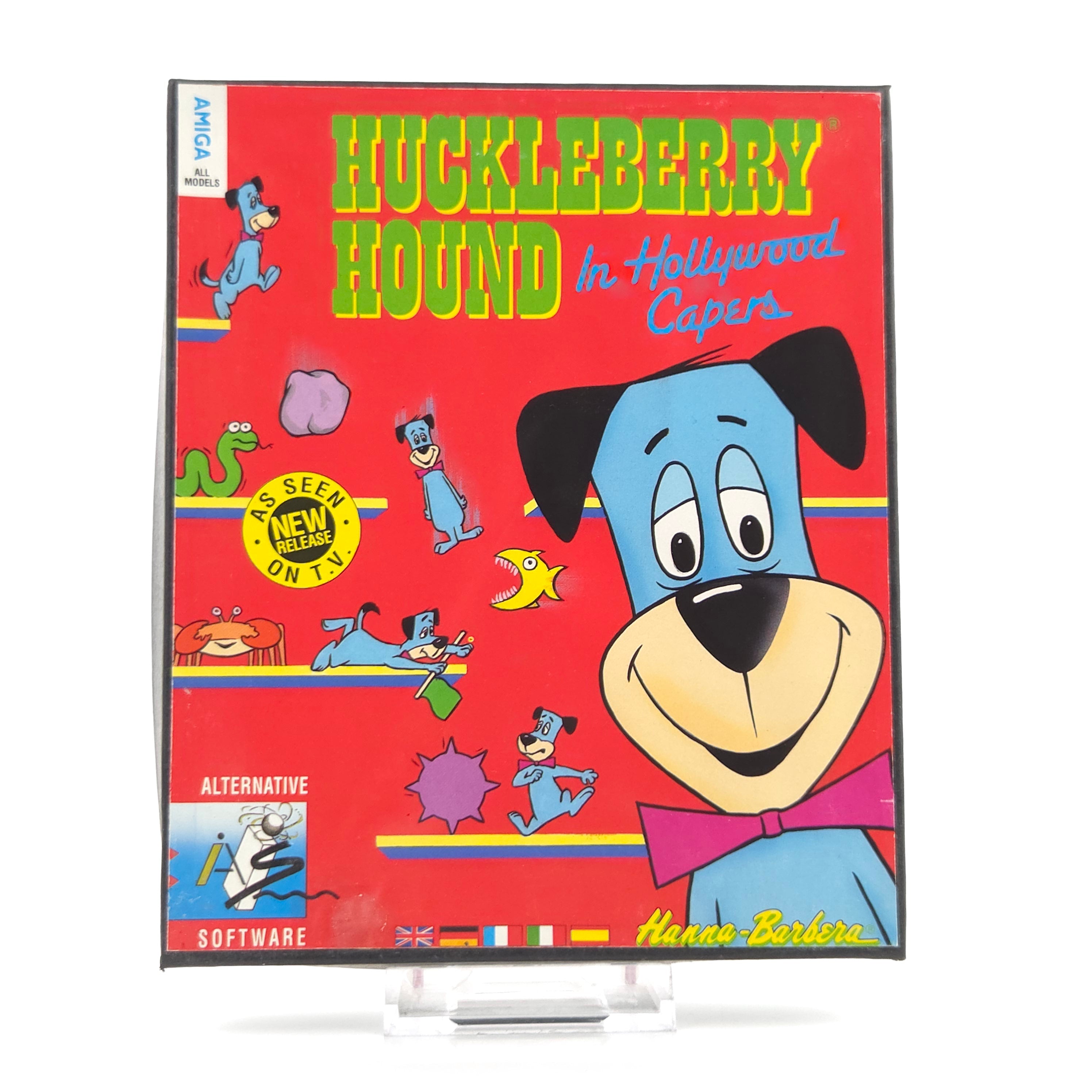 Commodore Amiga Spiel Huckleberry Hound Hollywood OVP PAL